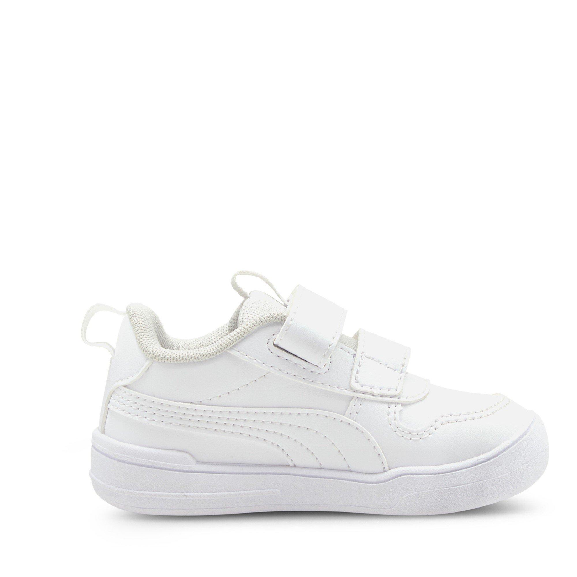 White-Wh - Puma - Unisex Kids' Multiflex Sl V Low-Top Trainers - 4