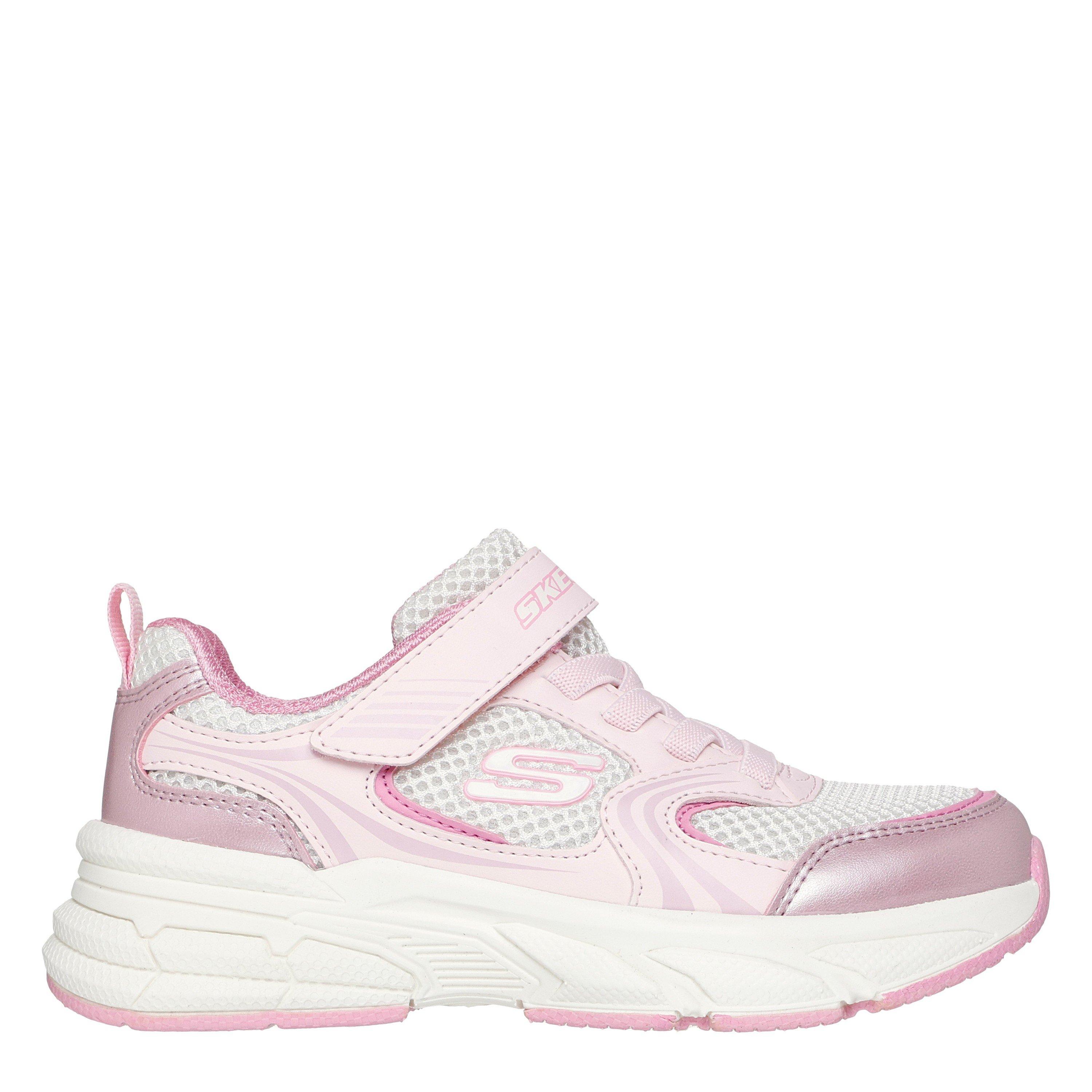 Skechers Girls Kids' Casual Low-Top Trainers - Pink - 1 (33.5)