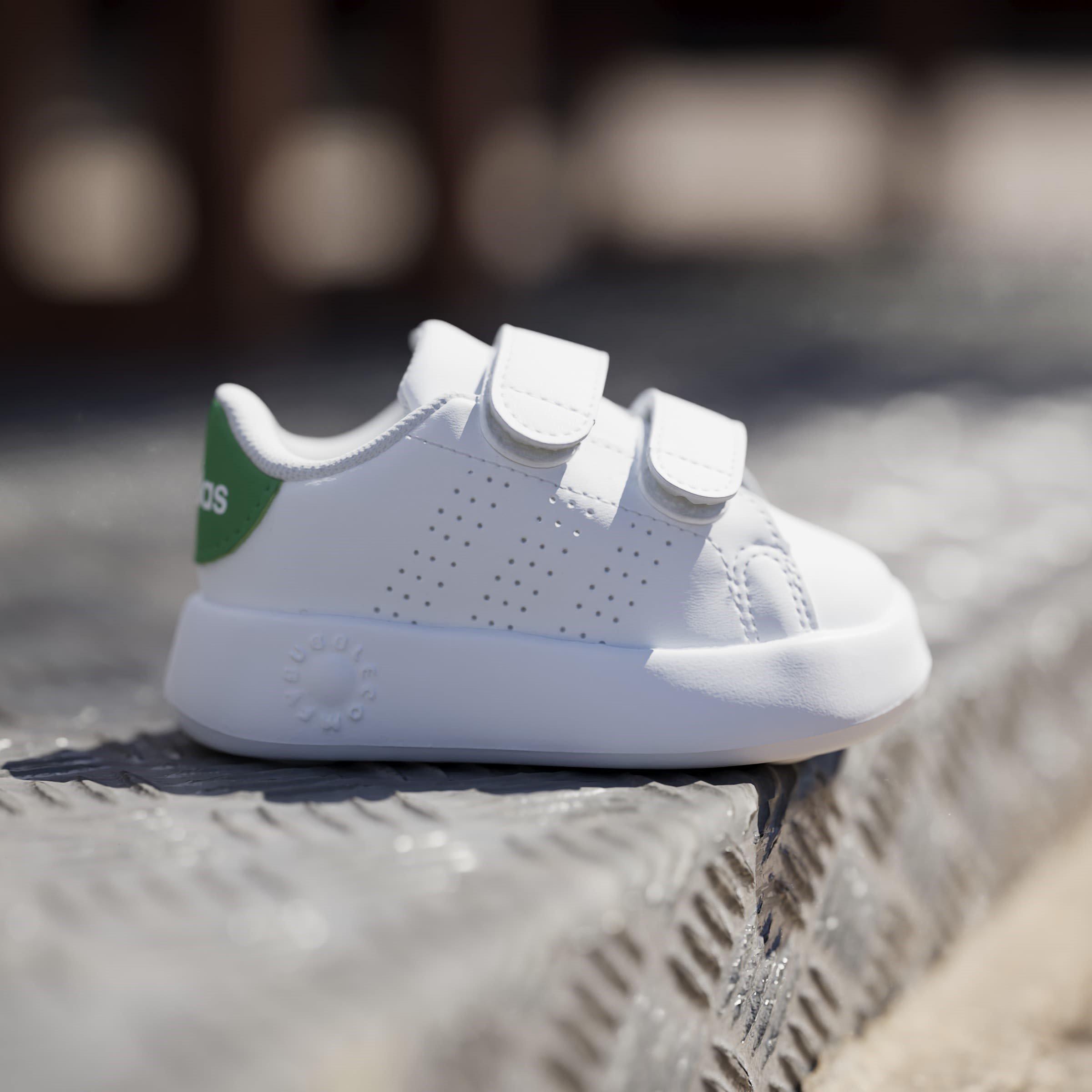 Ft.White/Green - adidas - Advantage Shoes Infants - 10