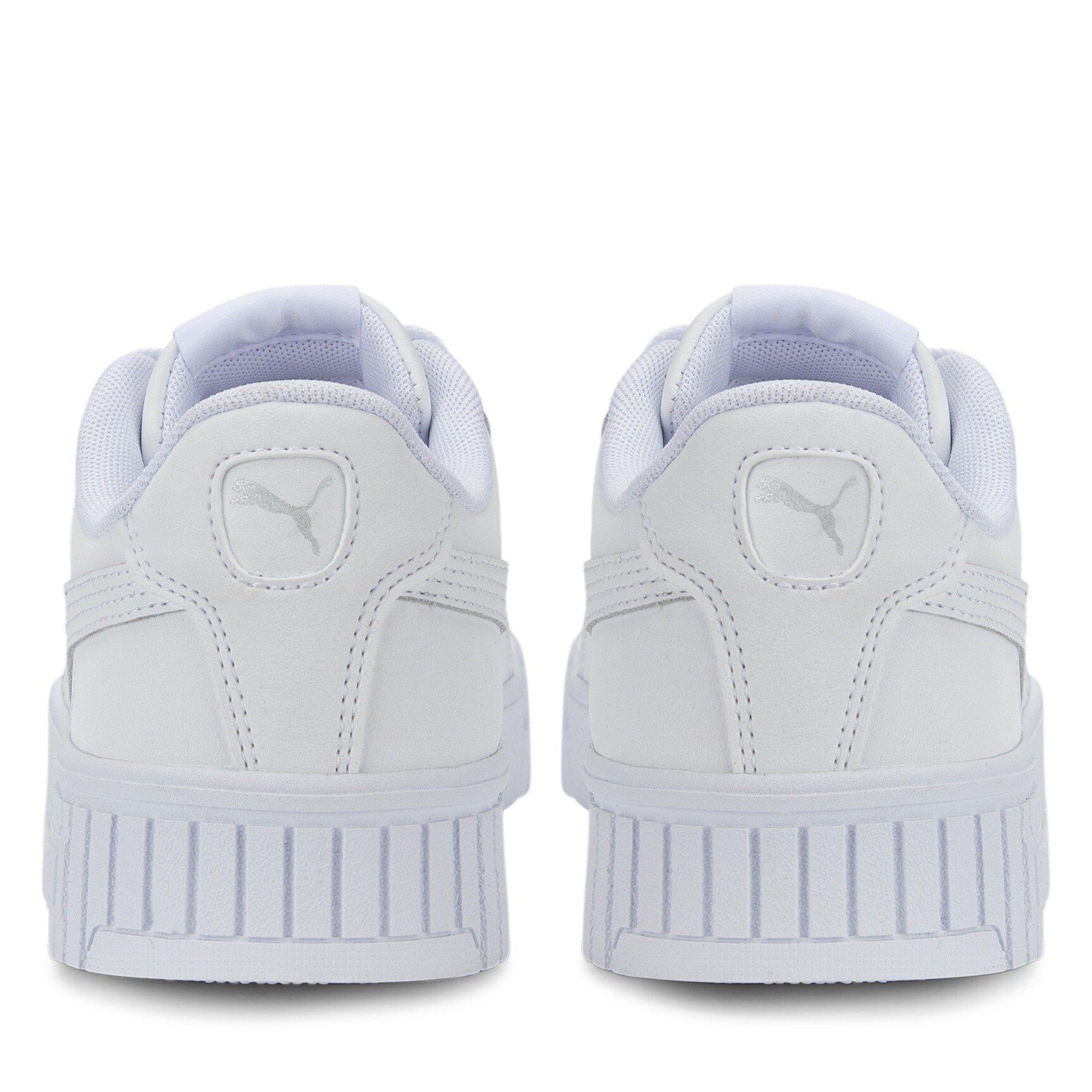 Wht-Wht-Silver - Puma - Puma Carina 2.0 Jr Low-Top Trainers Unisex Kids - 5