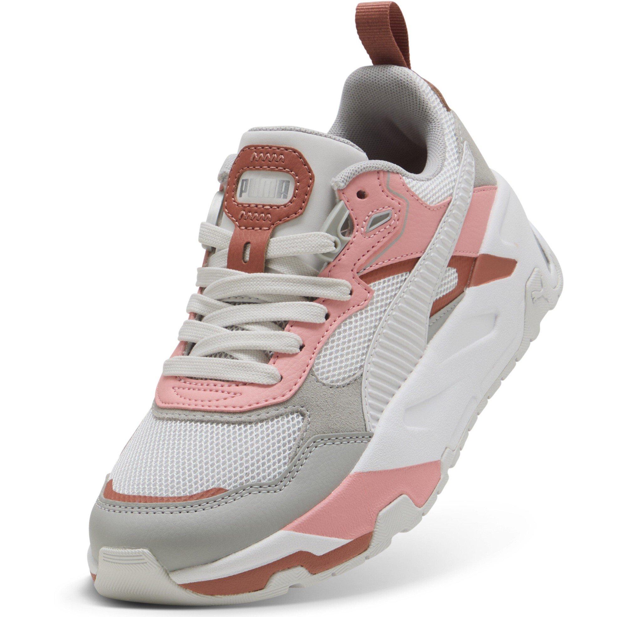 FthrGryGrychPnk - Puma - Unisex Kids' Trinity Low-Top Trainers - 6