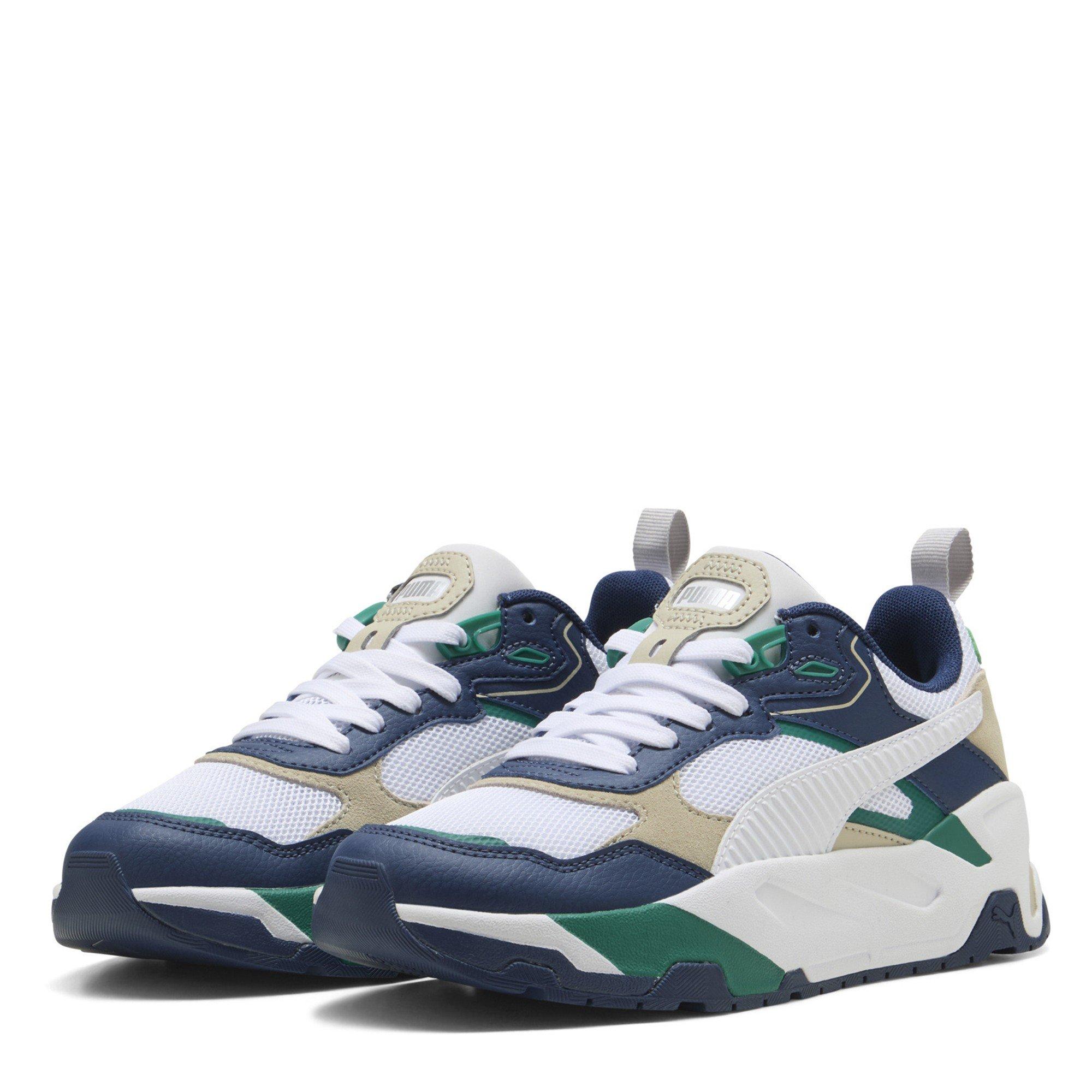 PrsnBlWhtWldGrn - Puma - Unisex Kids' Trinity Low-Top Trainers - 1