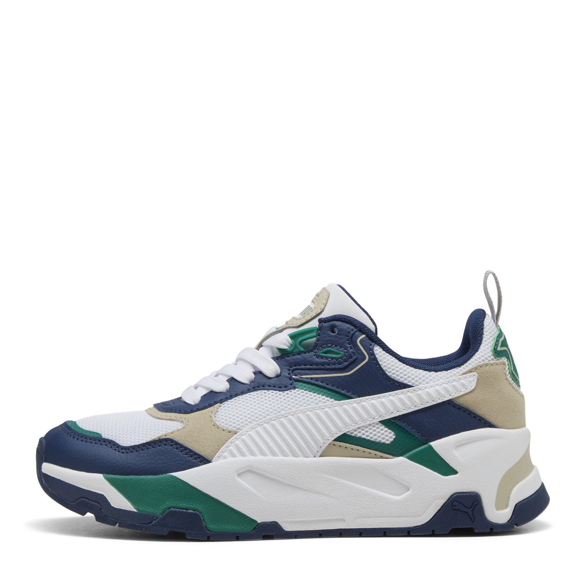 PrsnBlWhtWldGrn - Puma - Unisex Kids' Trinity Low-Top Trainers - 2