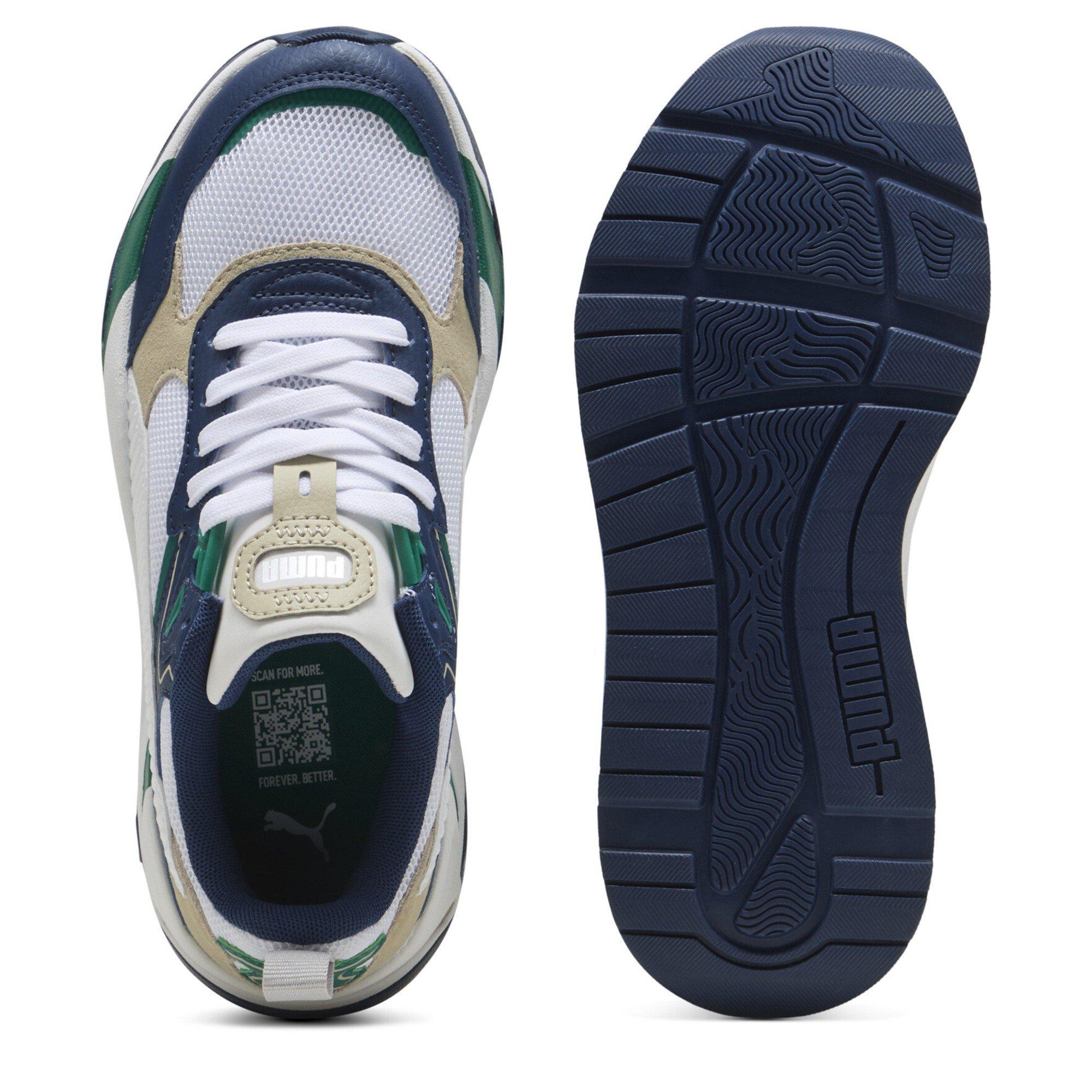 PrsnBlWhtWldGrn - Puma - Unisex Kids' Trinity Low-Top Trainers - 3