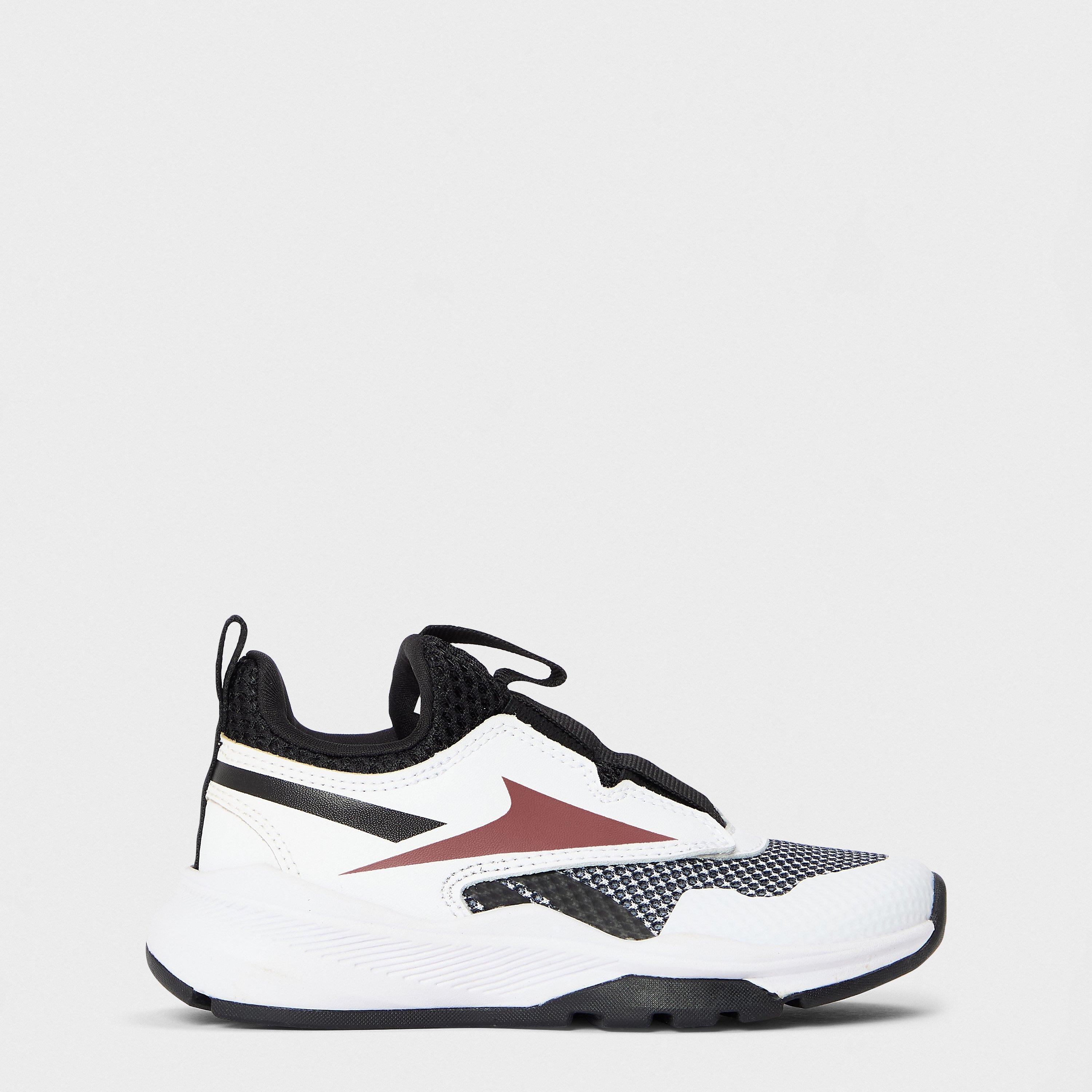 Reebok Boys Kids' Sprinter Slip-On Training Shoes - White/Black/Cla - C11 (28)