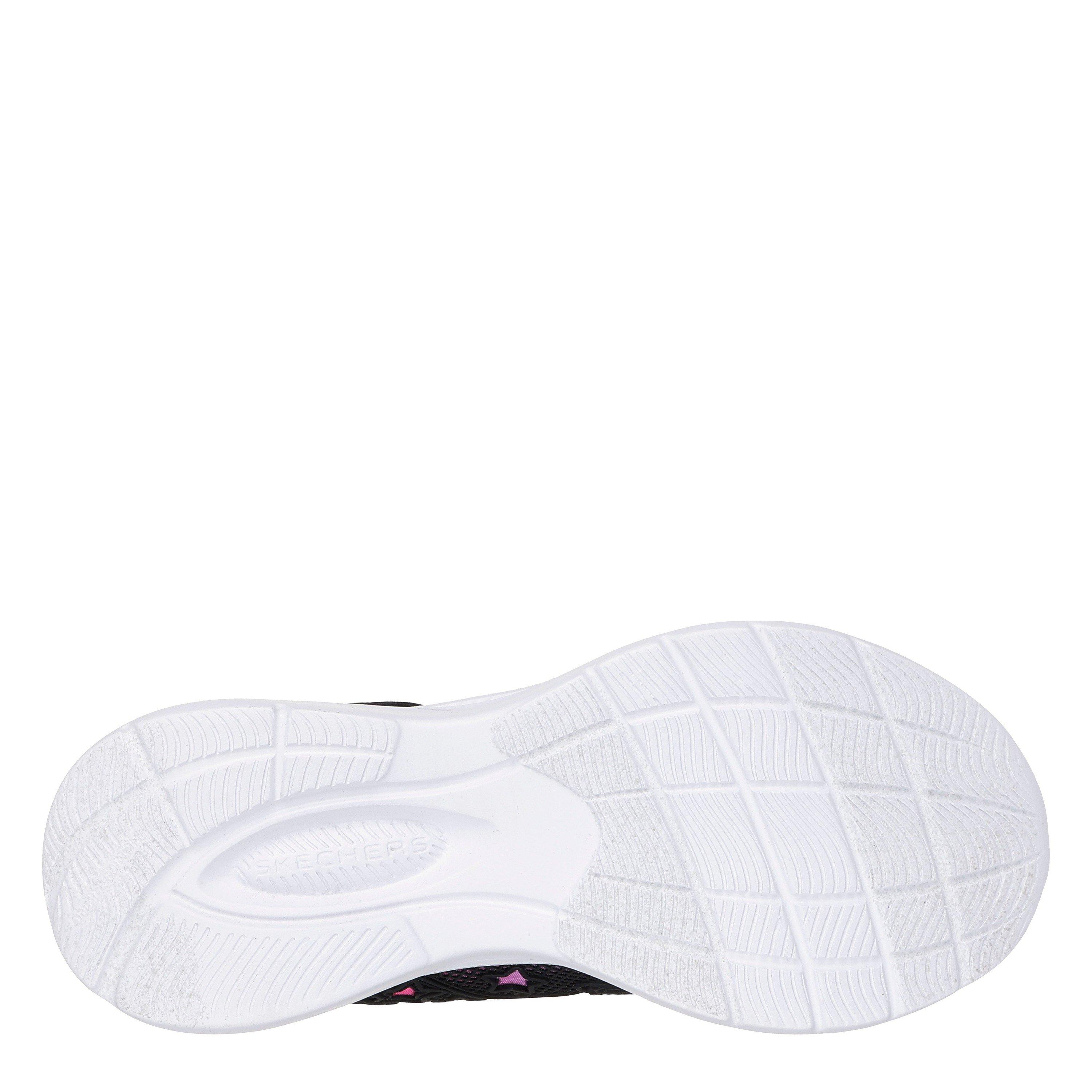 Black Multi - Skechers - Skechers Flower Theme Kpu Water Repellent Sn Low-Top Trainers Girls - 5