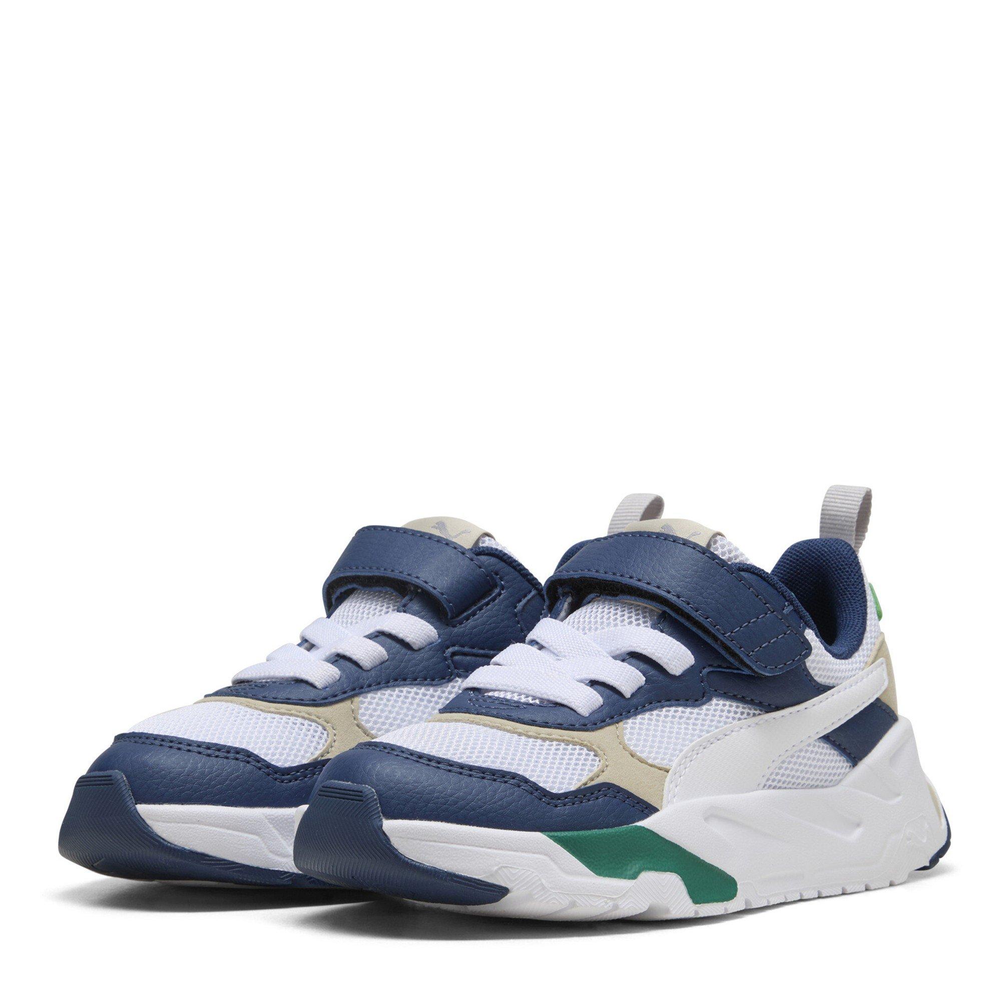 PrsnBlWhtWldGrn - Puma - Unisex Kids' Trinity Ac+ Low-Top Trainers - 1