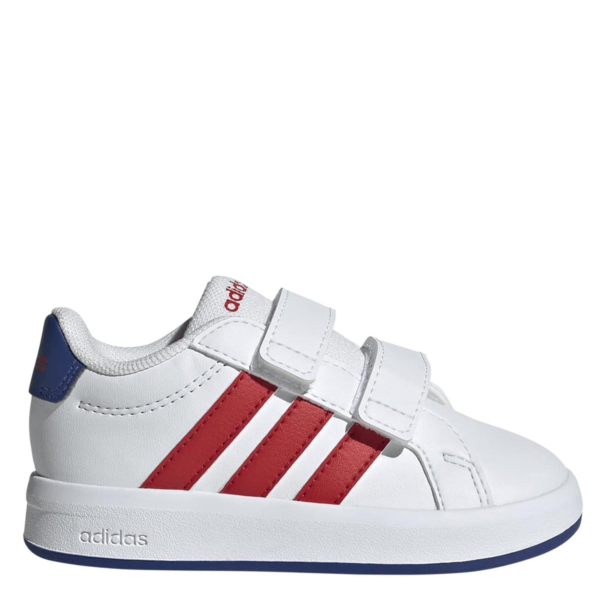 Wht/Blu/Scarlet - adidas - Adidas Gnd Court 3.0 In64 - 1
