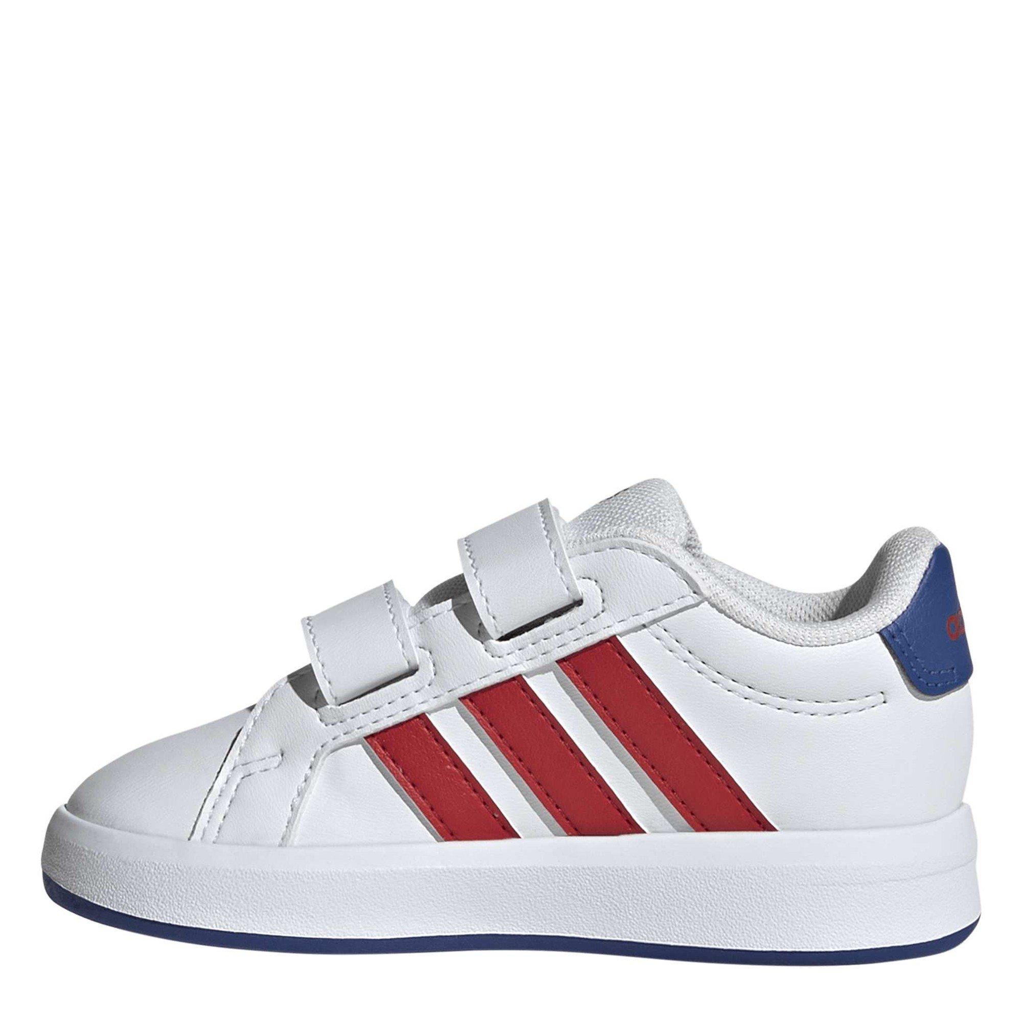 Wht/Blu/Scarlet - adidas - Adidas Gnd Court 3.0 In64 - 2