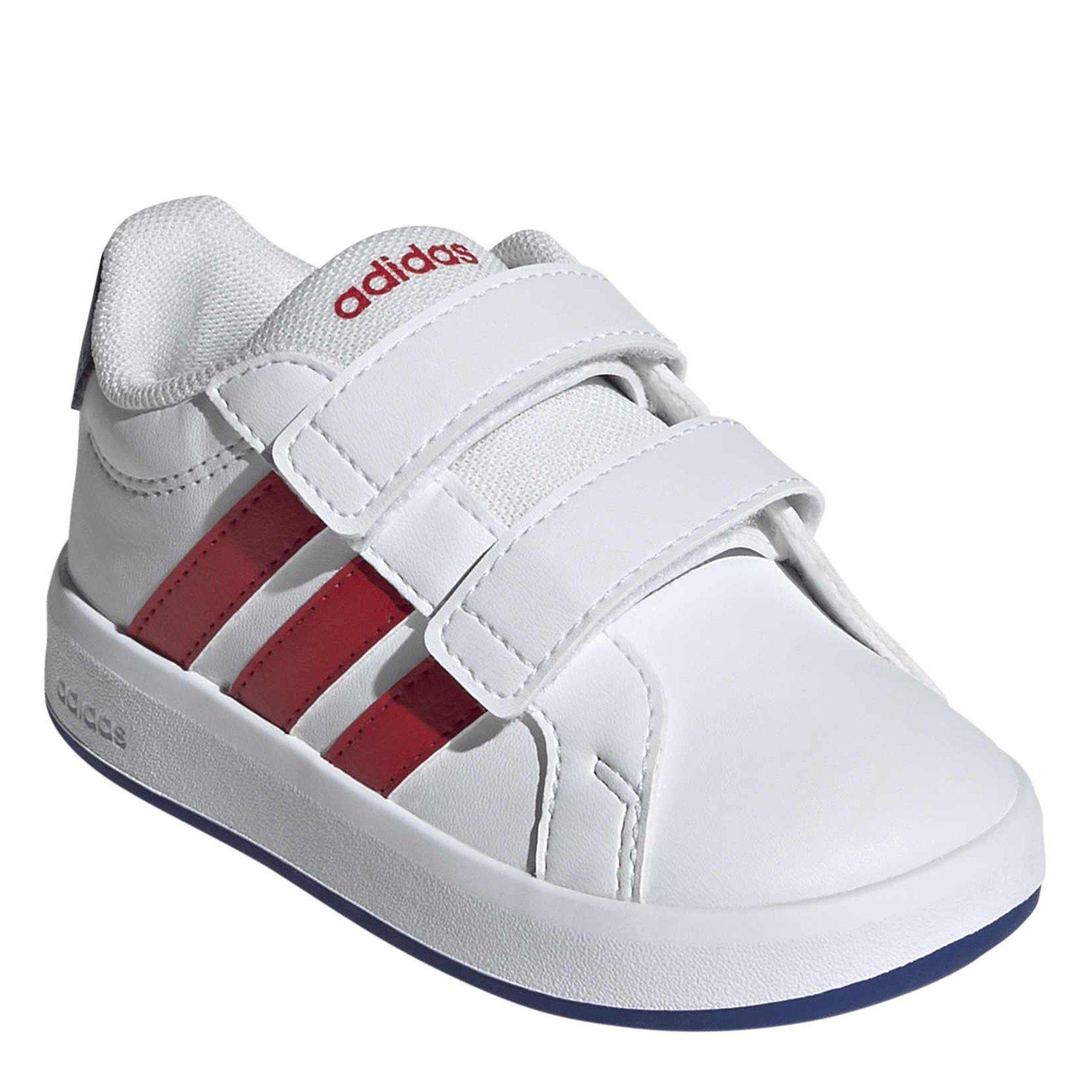 Wht/Blu/Scarlet - adidas - Adidas Gnd Court 3.0 In64 - 3