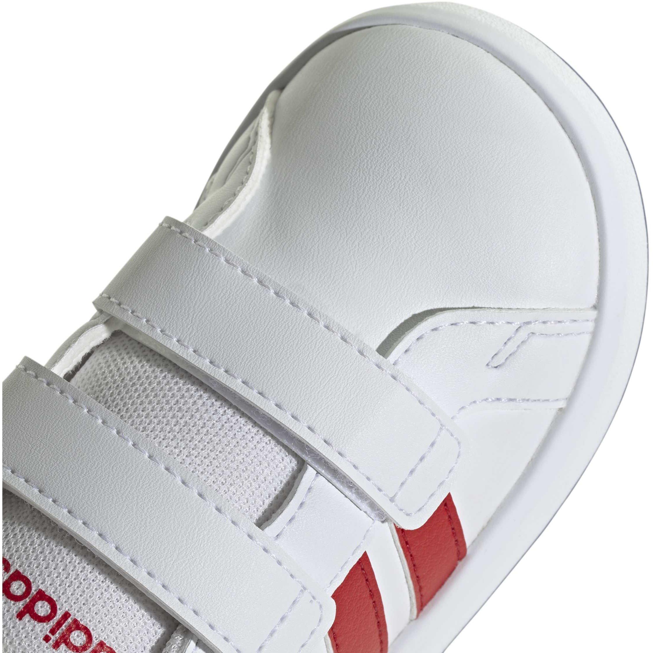 Wht/Blu/Scarlet - adidas - Adidas Gnd Court 3.0 In64 - 7