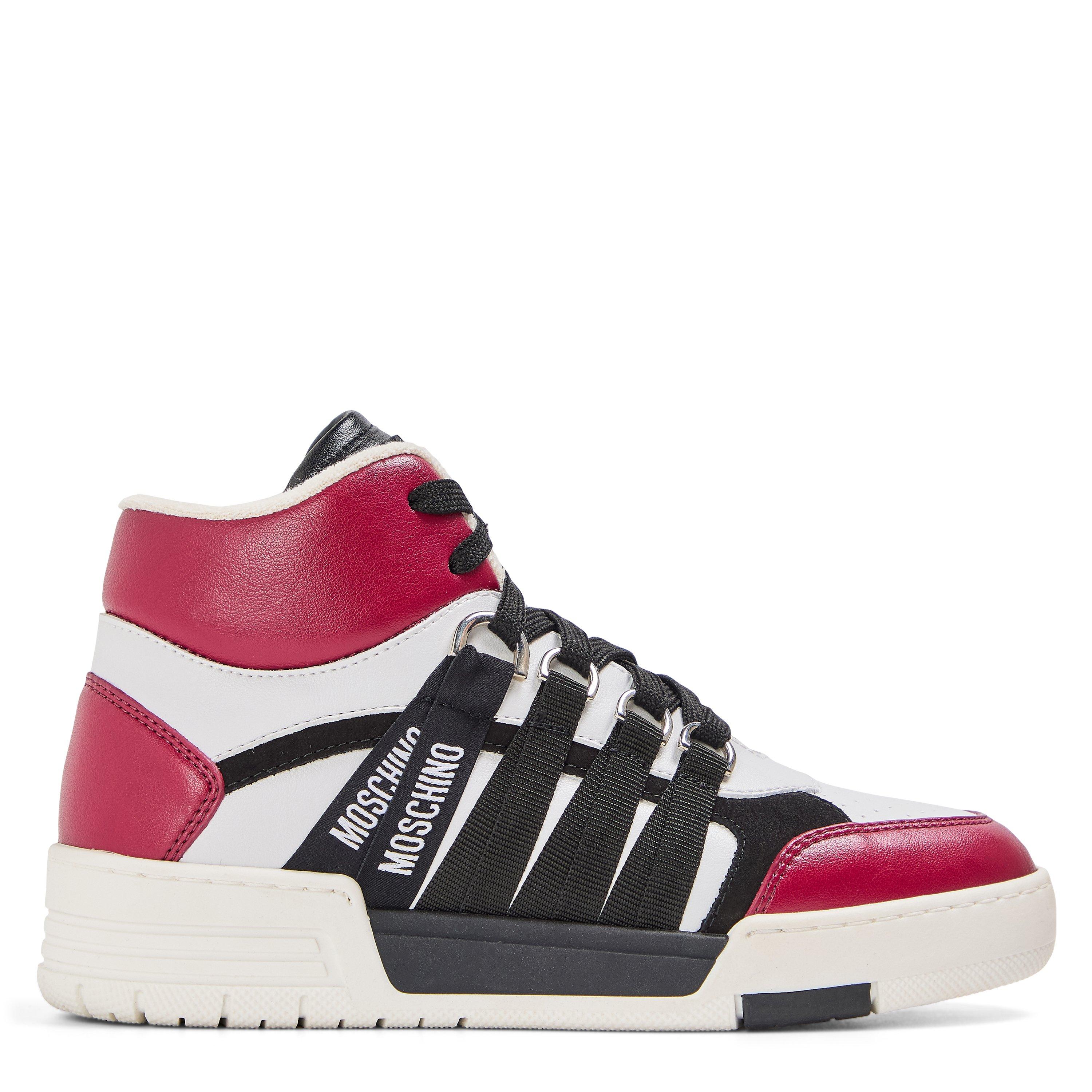 White - Moschino - Unisex Kids' Court Trainers - 1