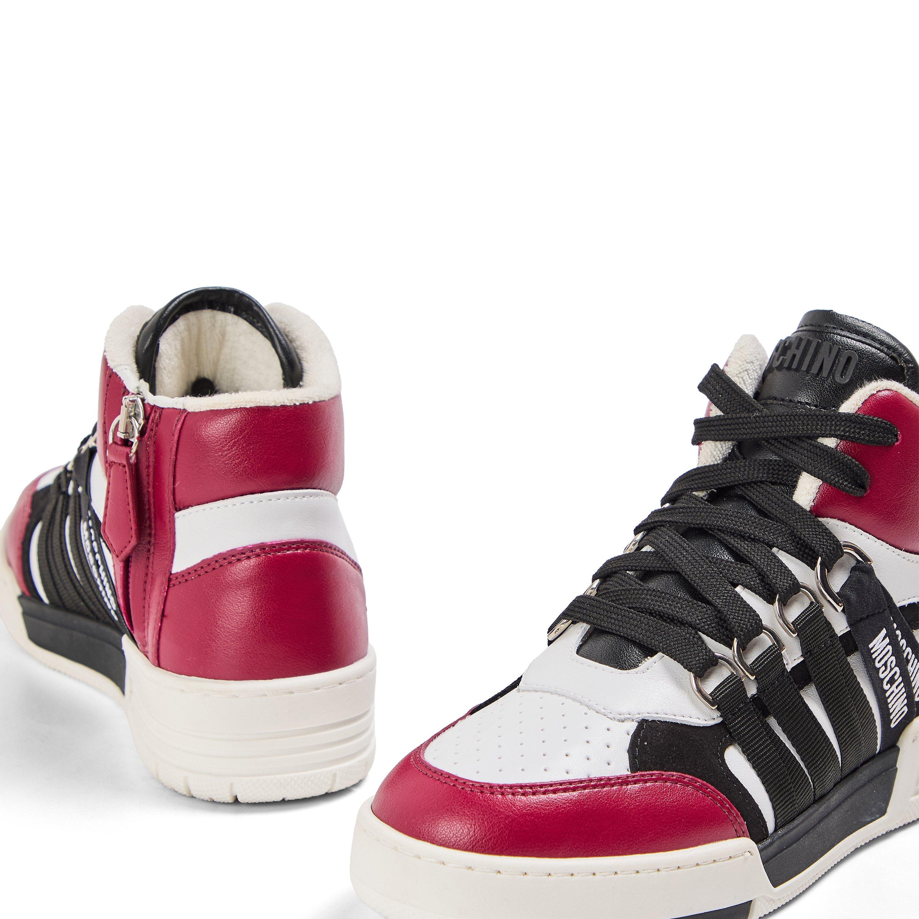 White - Moschino - Unisex Kids' Court Trainers - 3