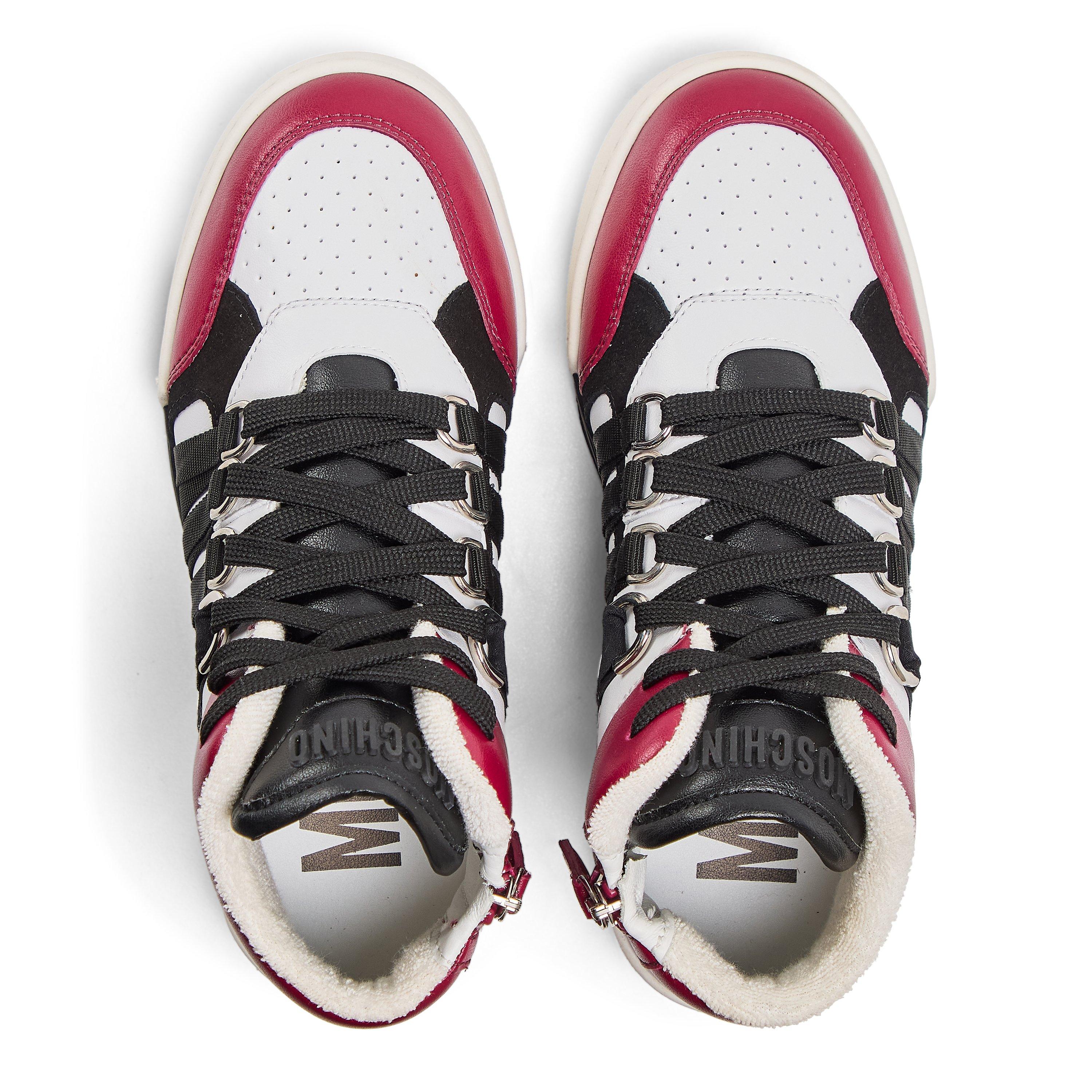 White - Moschino - Unisex Kids' Court Trainers - 4