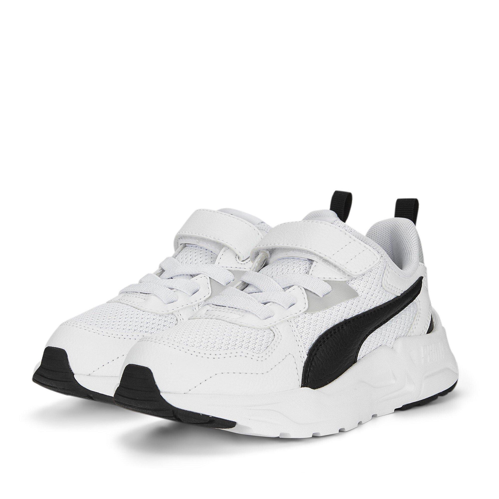 WhtBlkCoolLtGry - Puma - Unisex Kids' Trinity Lite Ac+ Low-Top Trainers - 1