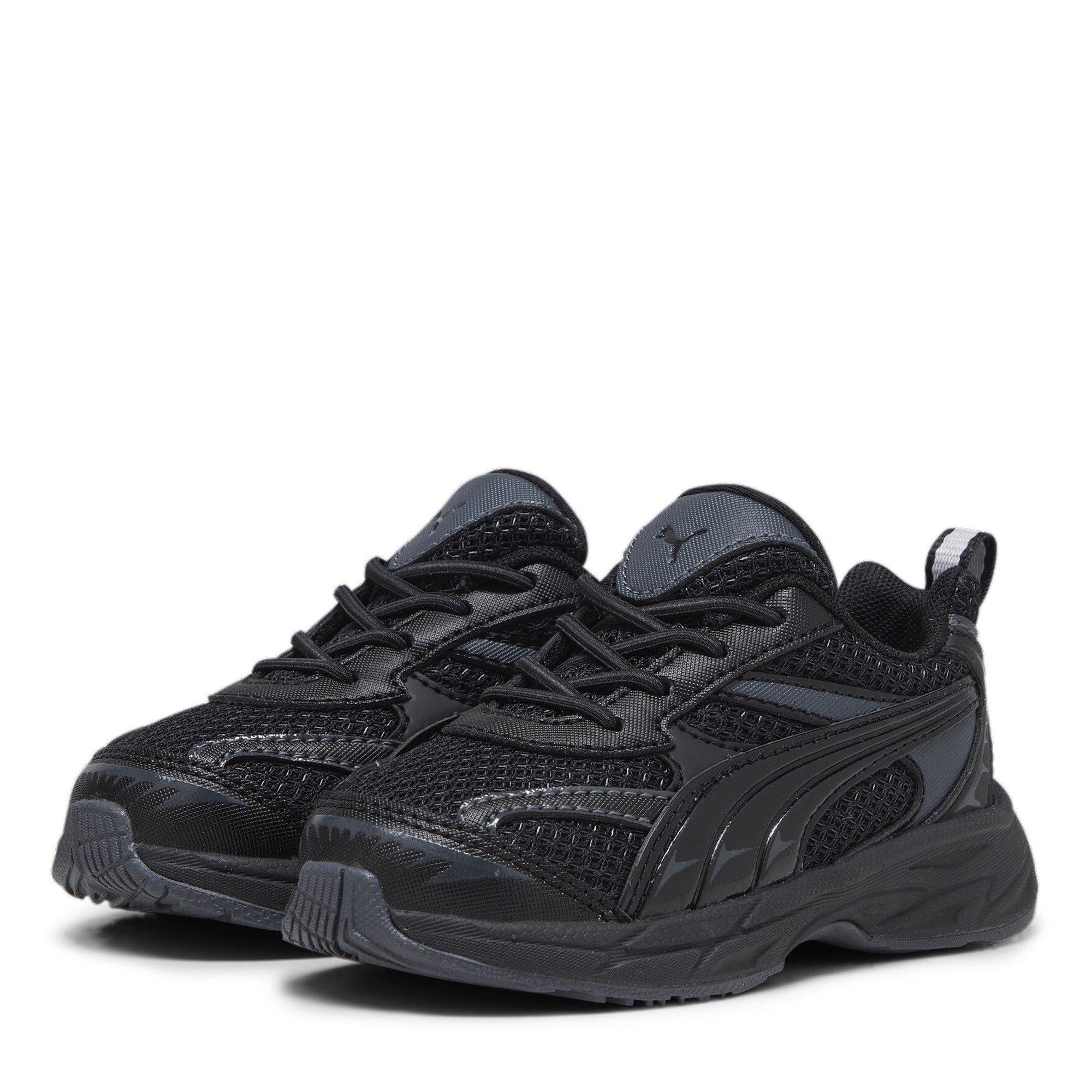 Puma  Infant Kids' Morphic Base Low-Top Trainers - Black/Grey - C3 (19)