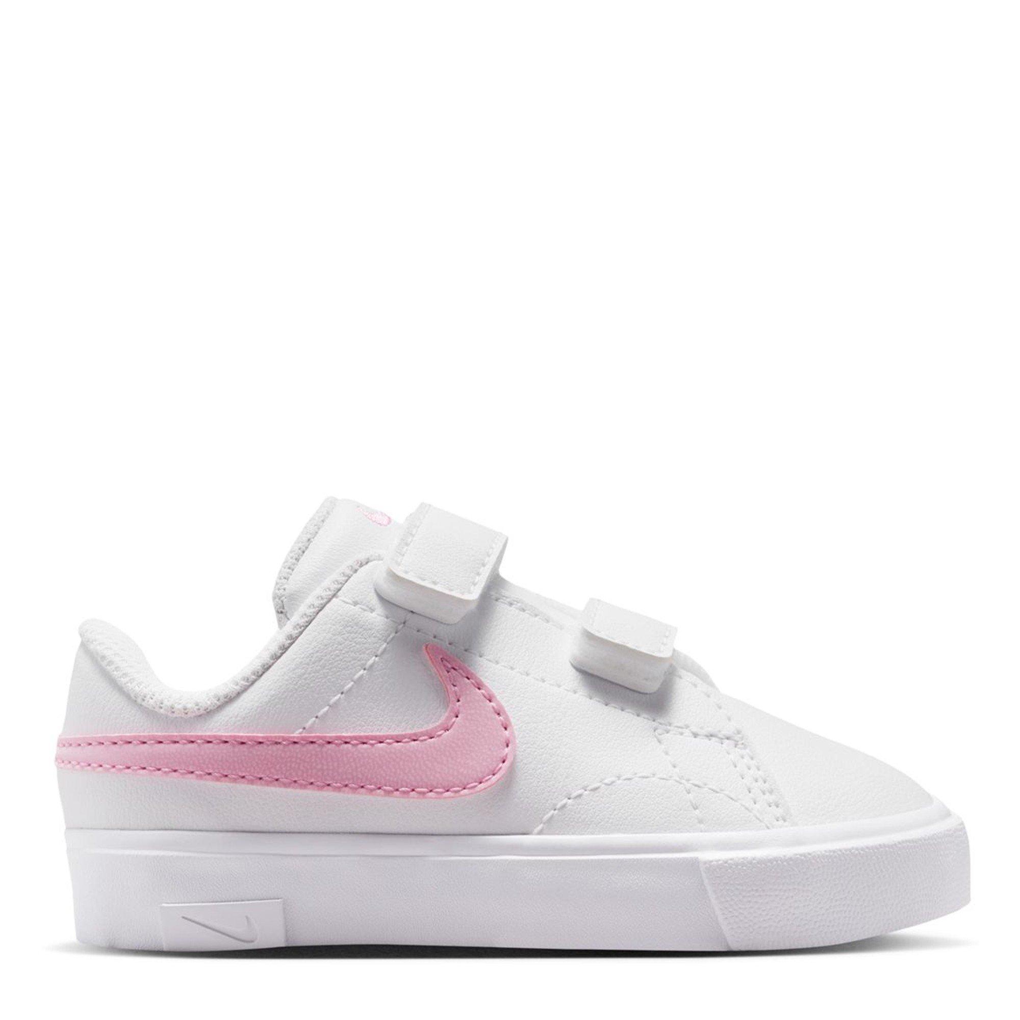 White/Pink Rise - Nike - Kids' Tennis Essen Low-Top Trainers - 1