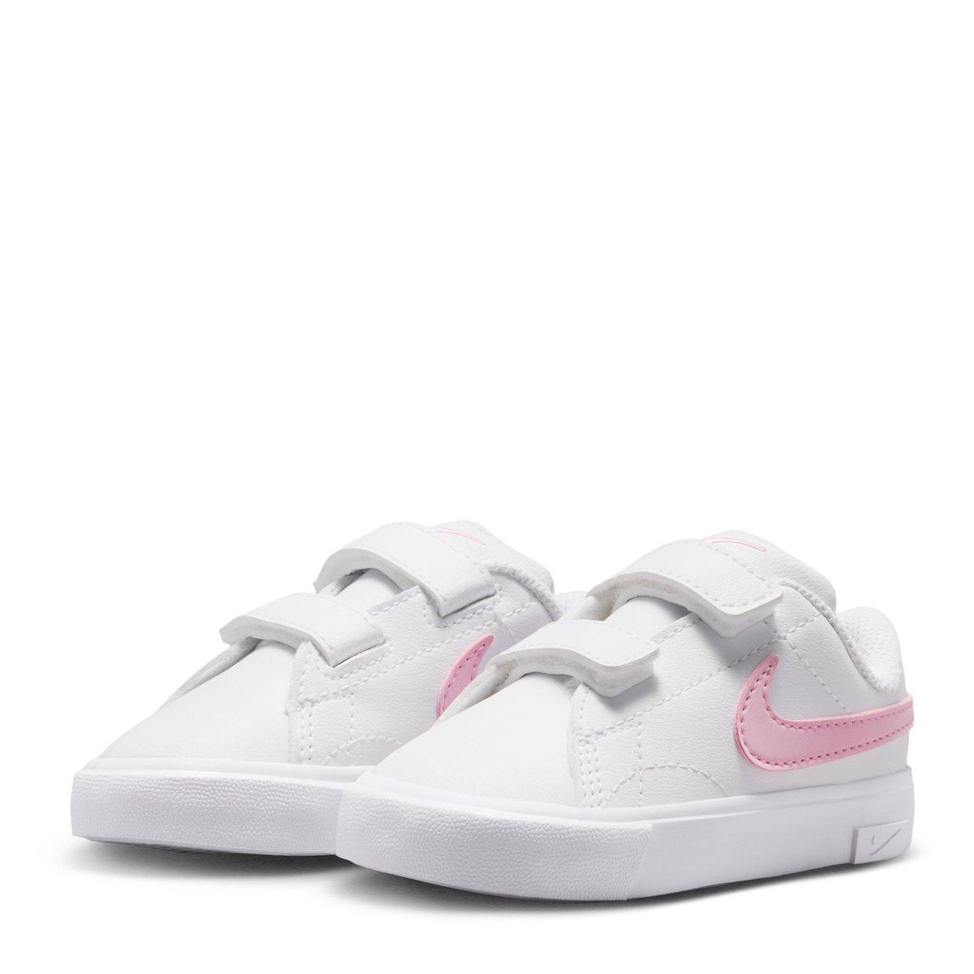 White/Pink Rise - Nike - Kids' Tennis Essen Low-Top Trainers - 3