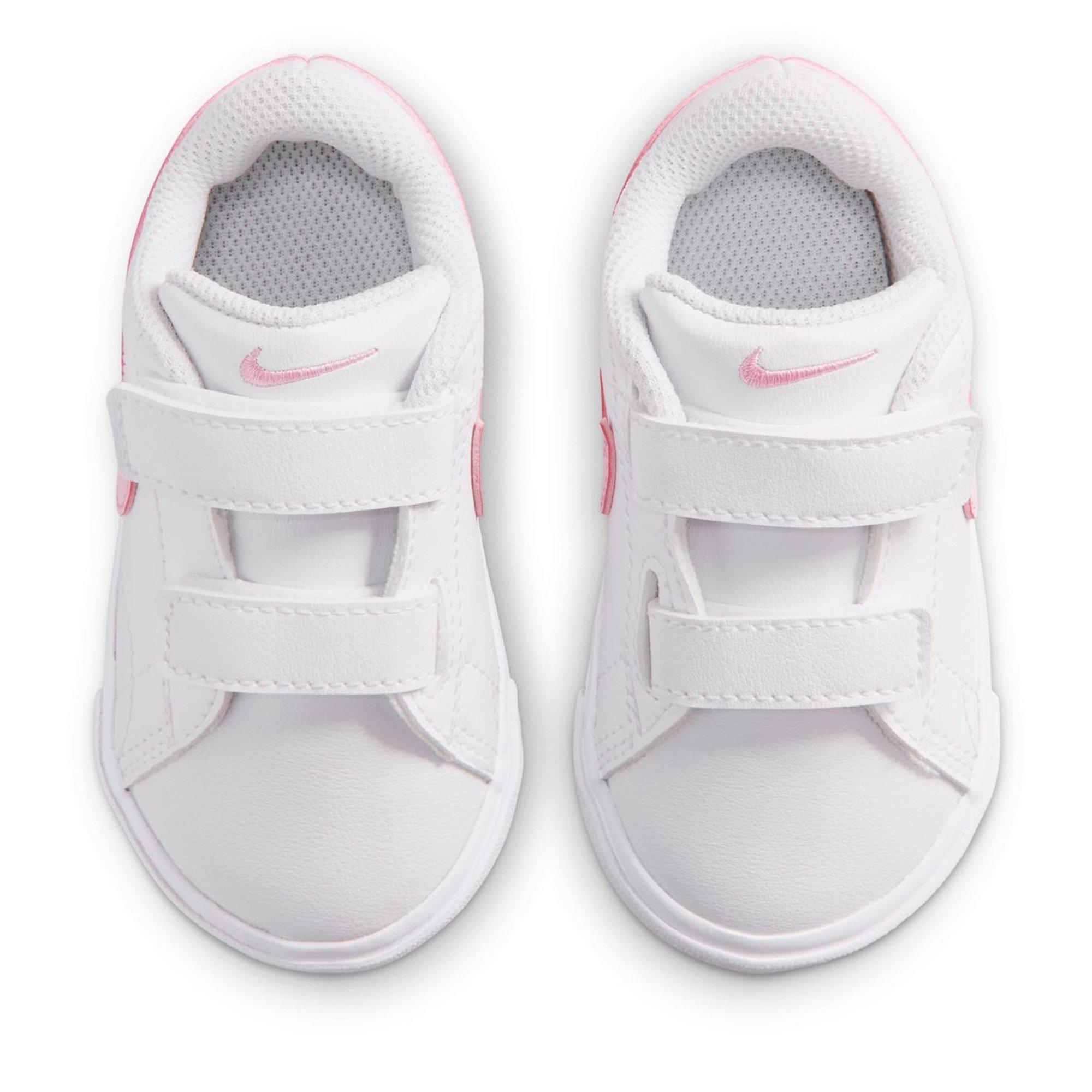 White/Pink Rise - Nike - Kids' Tennis Essen Low-Top Trainers - 5