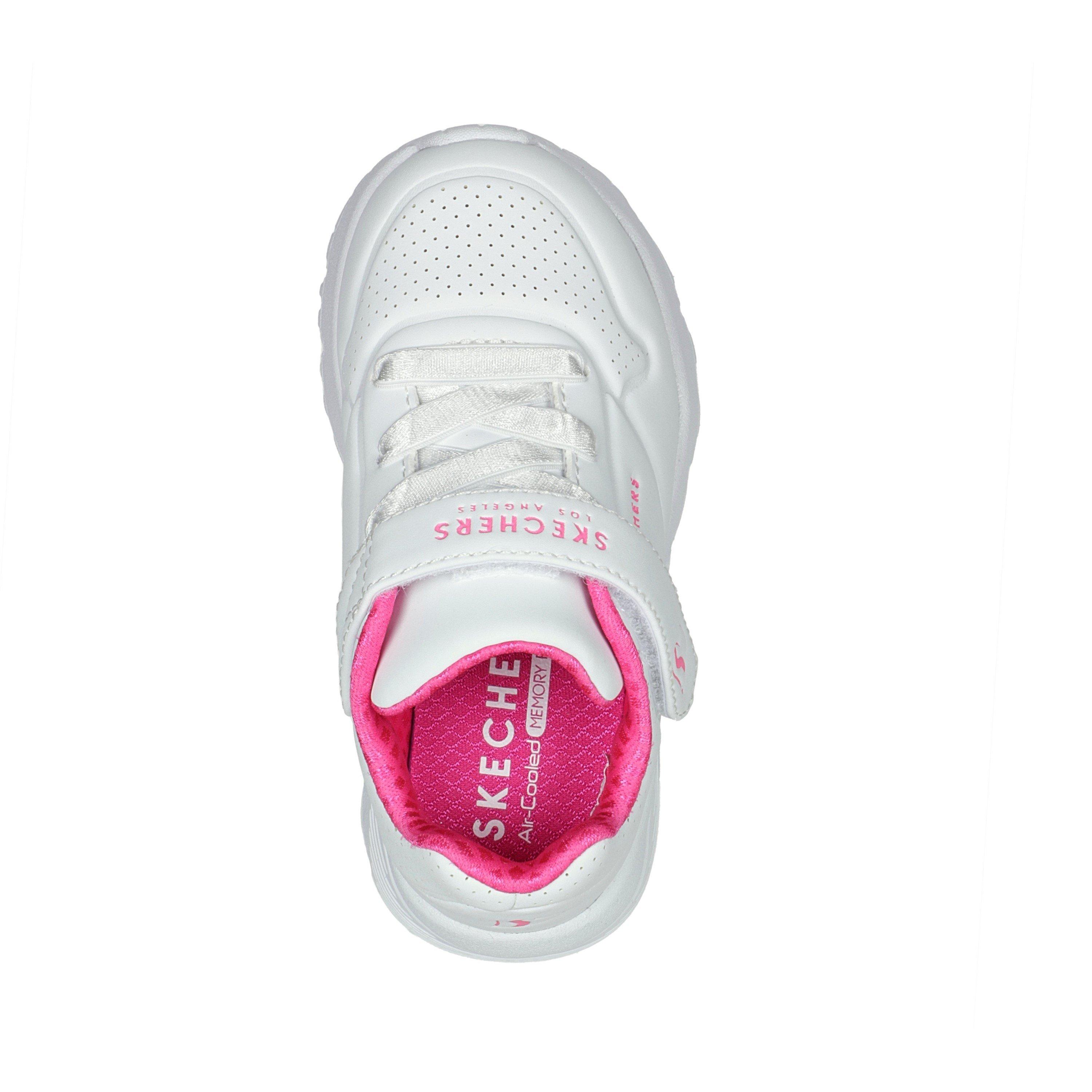 Pink/Weiß - Skechers - Gore & Strap Fashion Embossed Sneak Low-Top Trainers Girls - 5