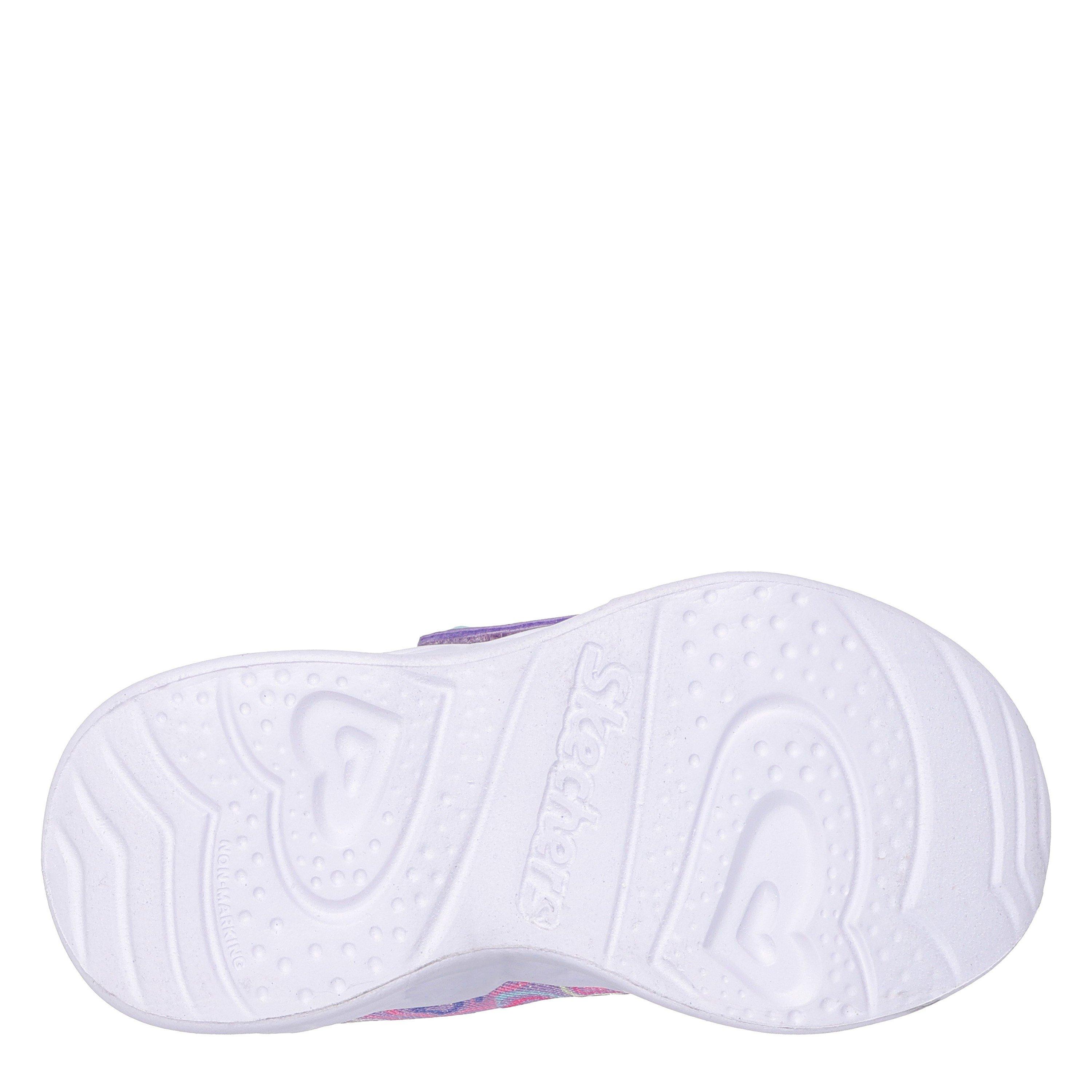 Lavender - Skechers - Kids Heart Lights Boogie Land Light Up Trainers - 5