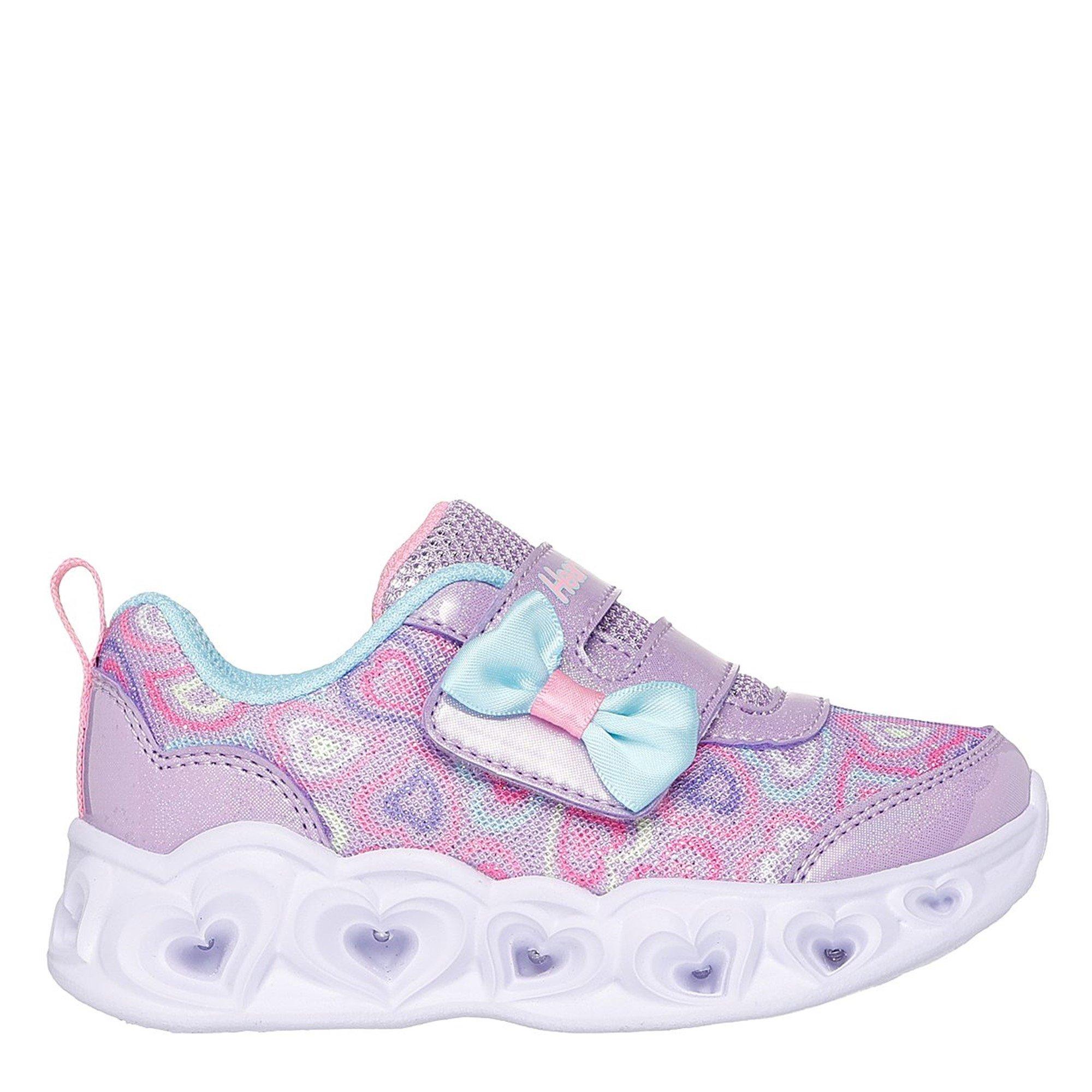 Lavanda - Skechers - Heart Lights - Boogie Land Light Up Trainers Girls - 3