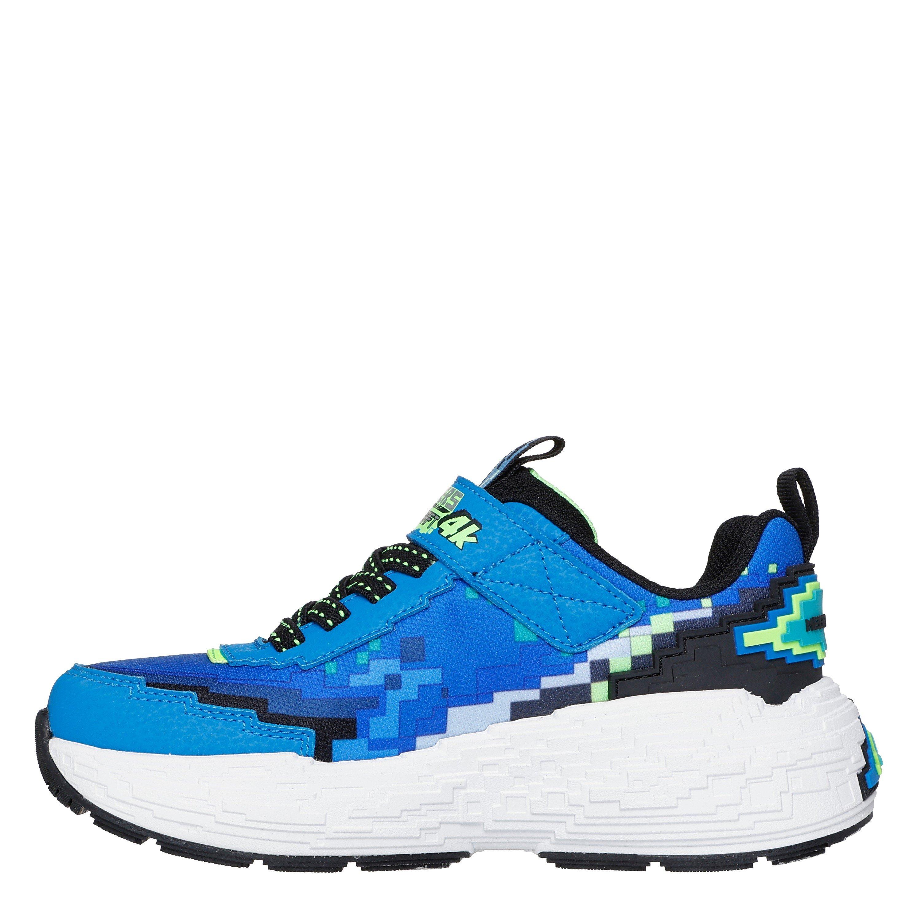 Blue - Skechers - Gore & Strap Sneaker W Pixel Detail Low-Top Trainers Boys - 2