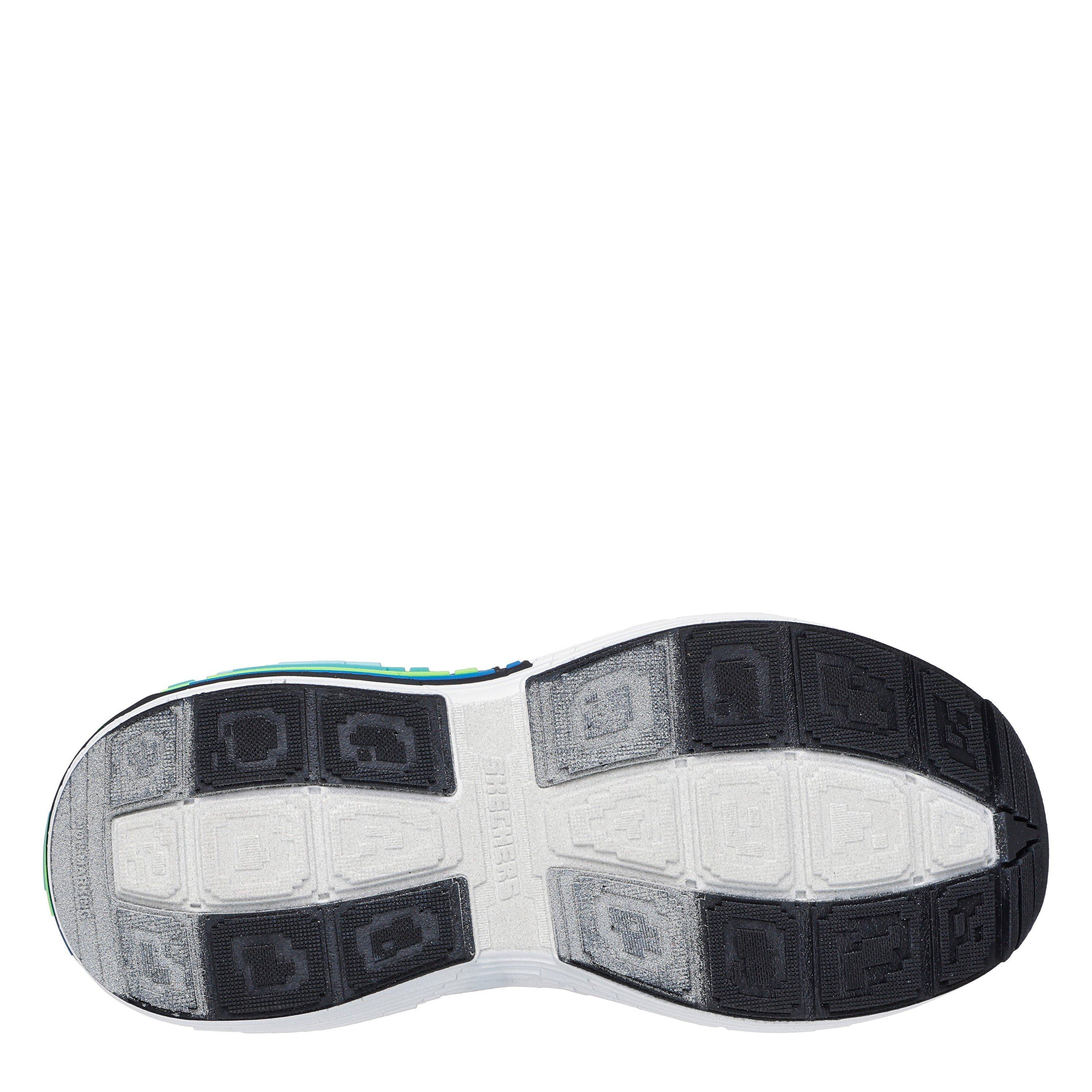 Blue - Skechers - Gore & Strap Sneaker W Pixel Detail Low-Top Trainers Boys - 4