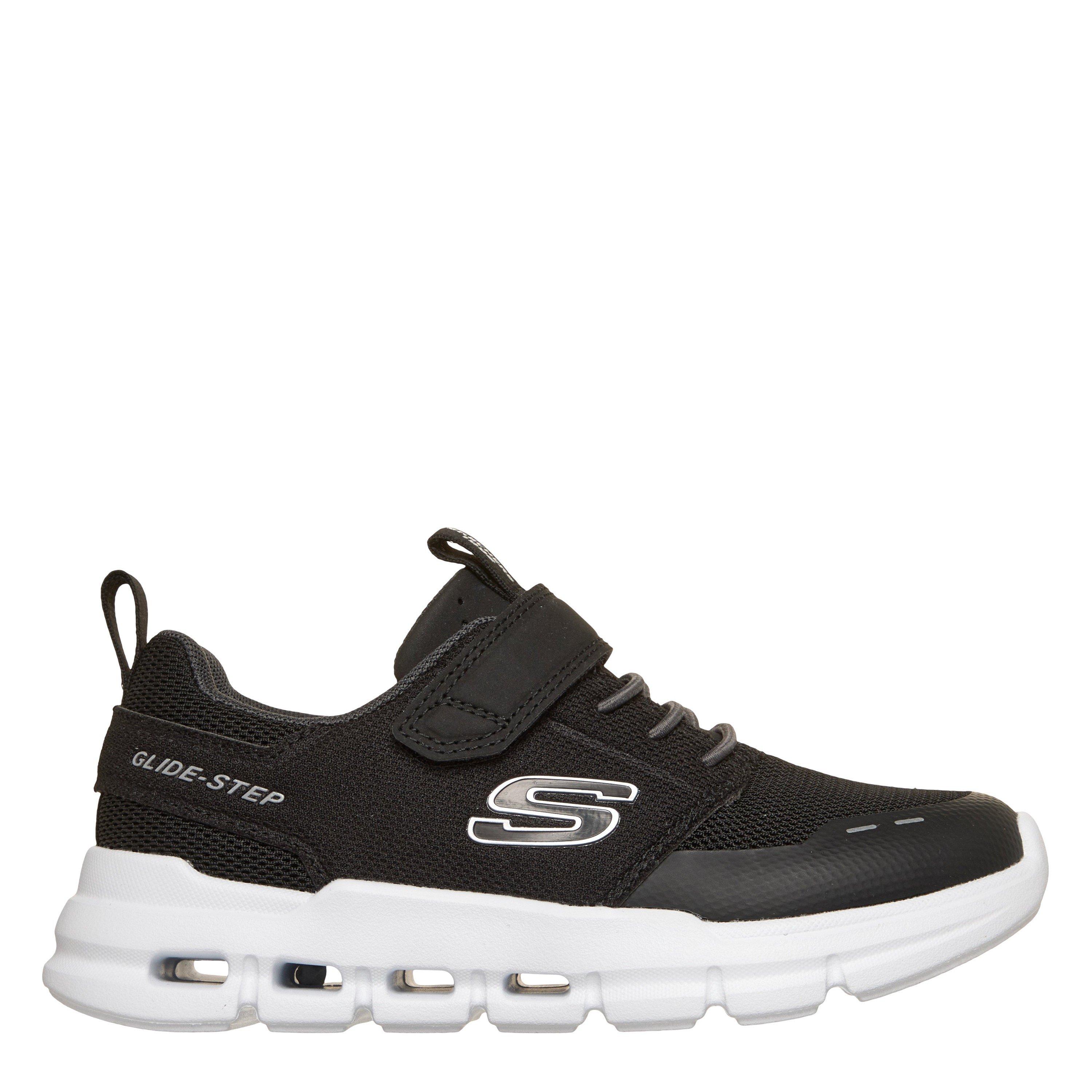 Skechers Boys Kids' Casual Low-Top Trainers - Black - C10 (27.5)