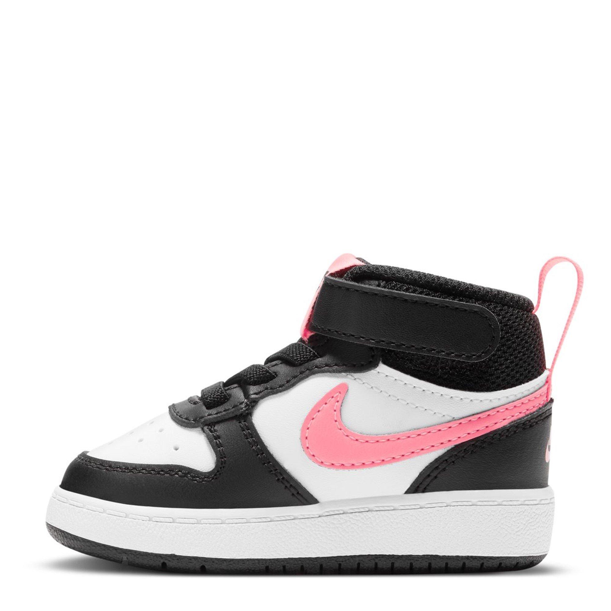 Nero/Rosa/Bianco - Nike - Court Borough Mid 2 Baby/Toddler Shoes - 2