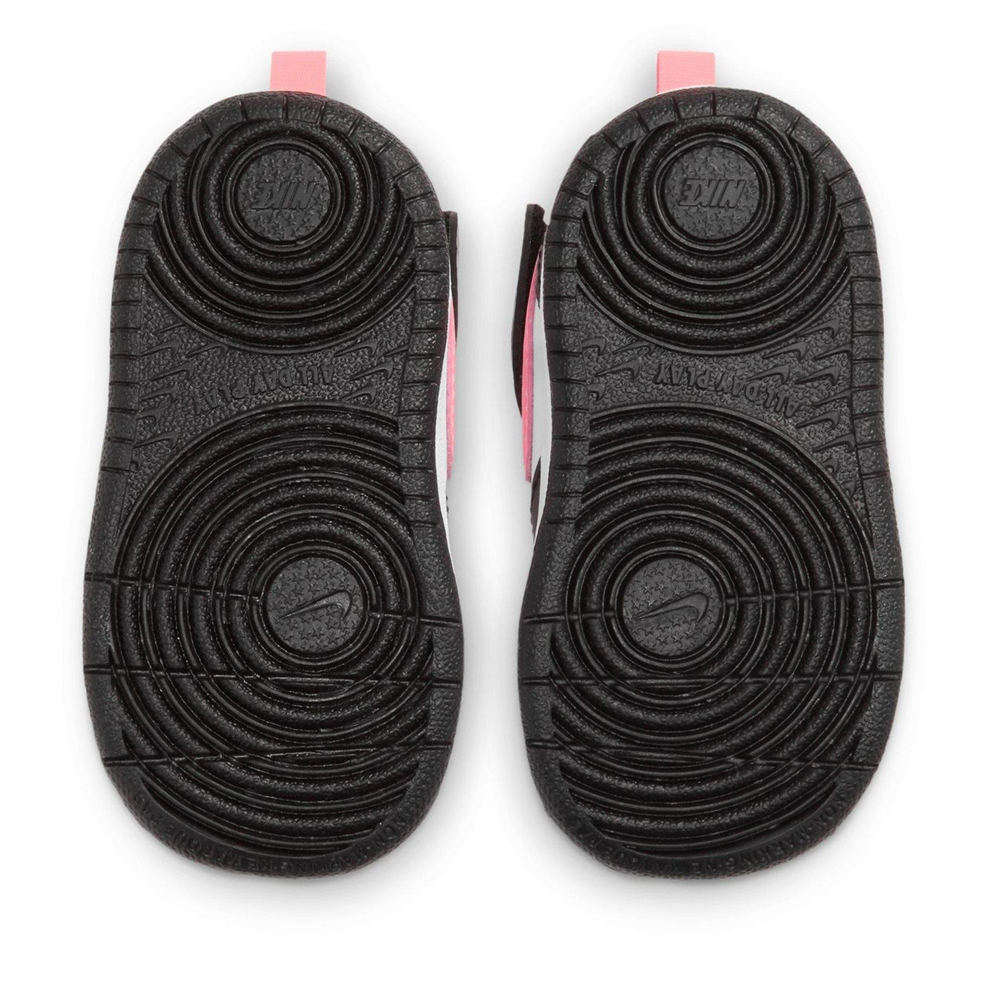 Nero/Rosa/Bianco - Nike - Court Borough Mid 2 Baby/Toddler Shoes - 6