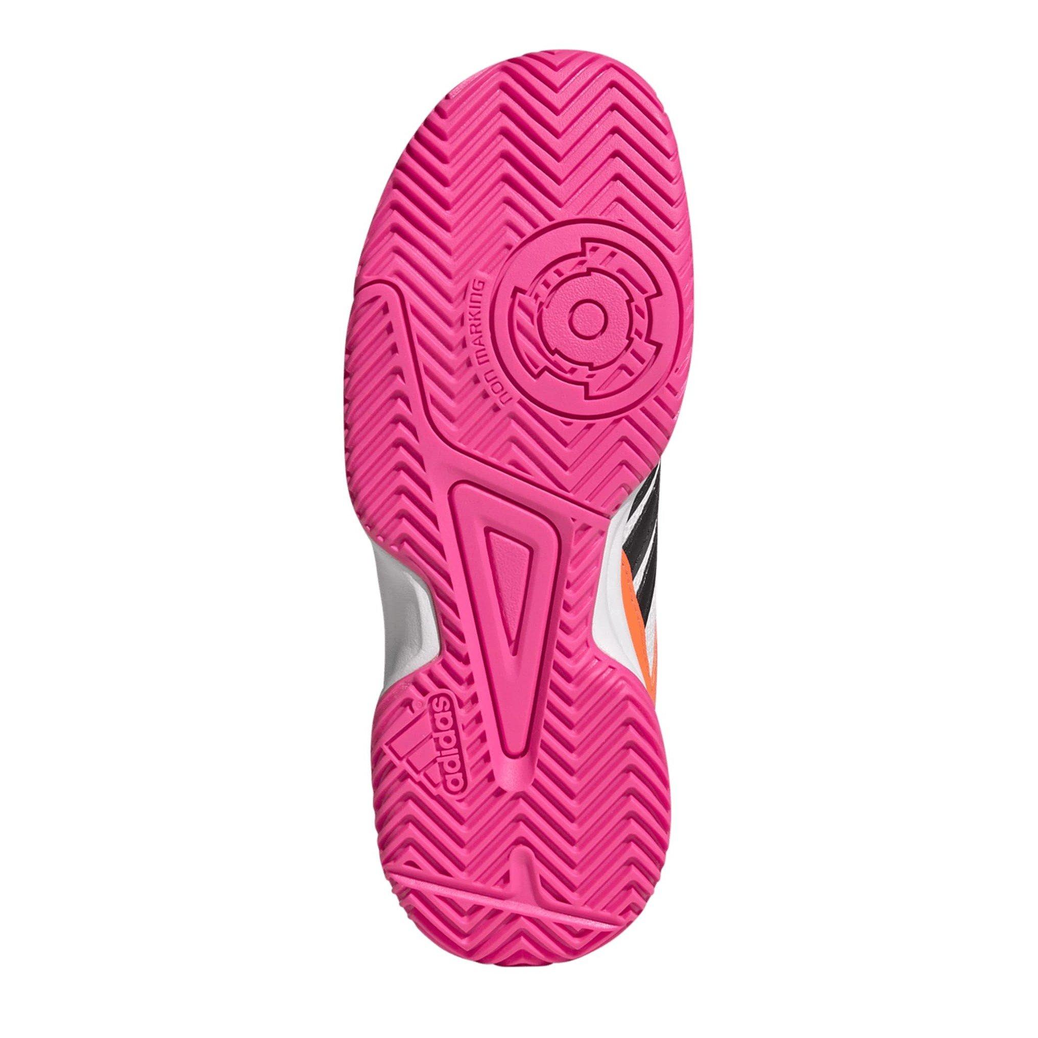wht/Carbon/pnk - adidas - Adidas Netcourt K Ch99 - 6