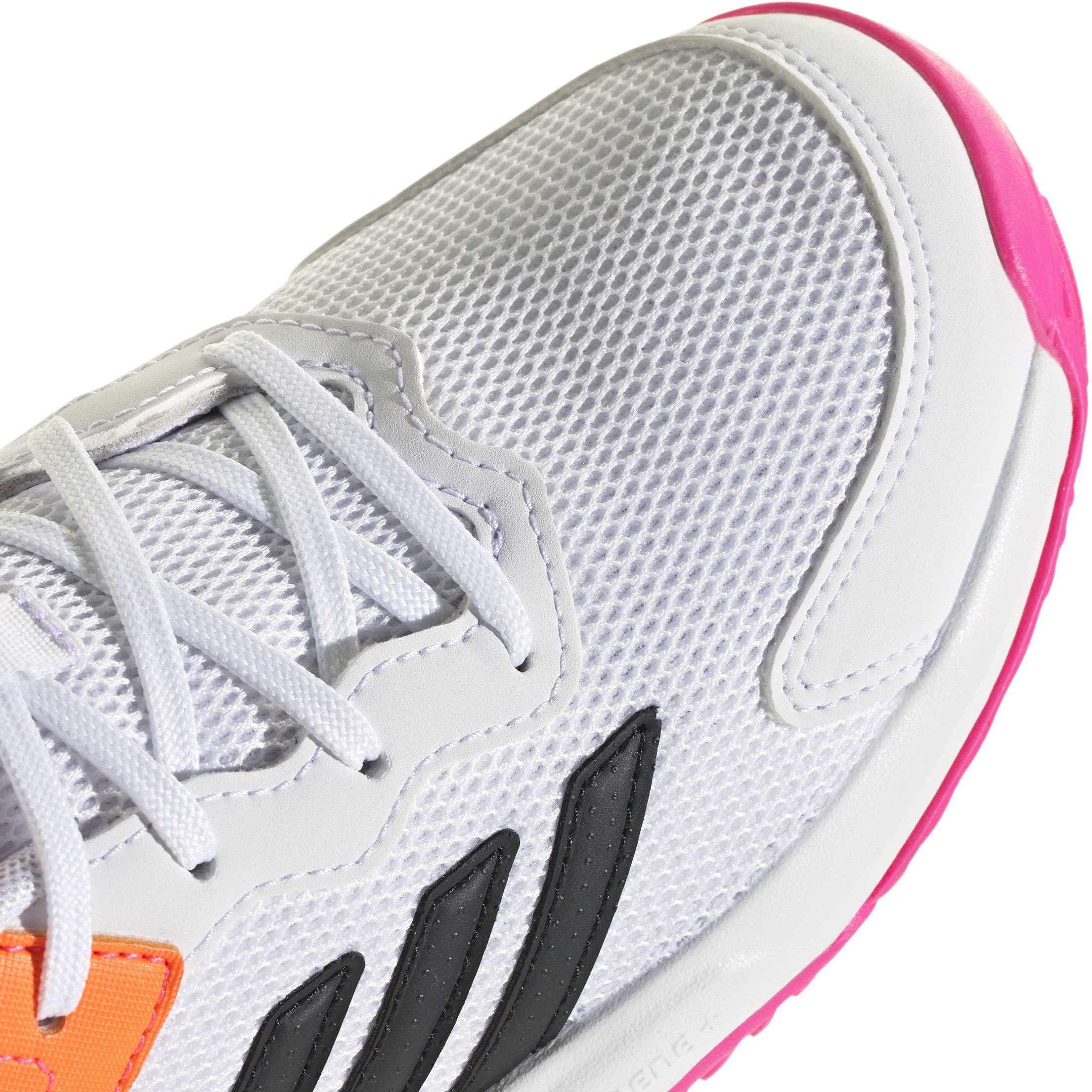 wht/Carbon/pnk - adidas - Adidas Netcourt K Ch99 - 8