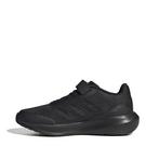 Triple Noir - adidas - Run Falcon 3 Childrens Boys Running Shoes - 2
