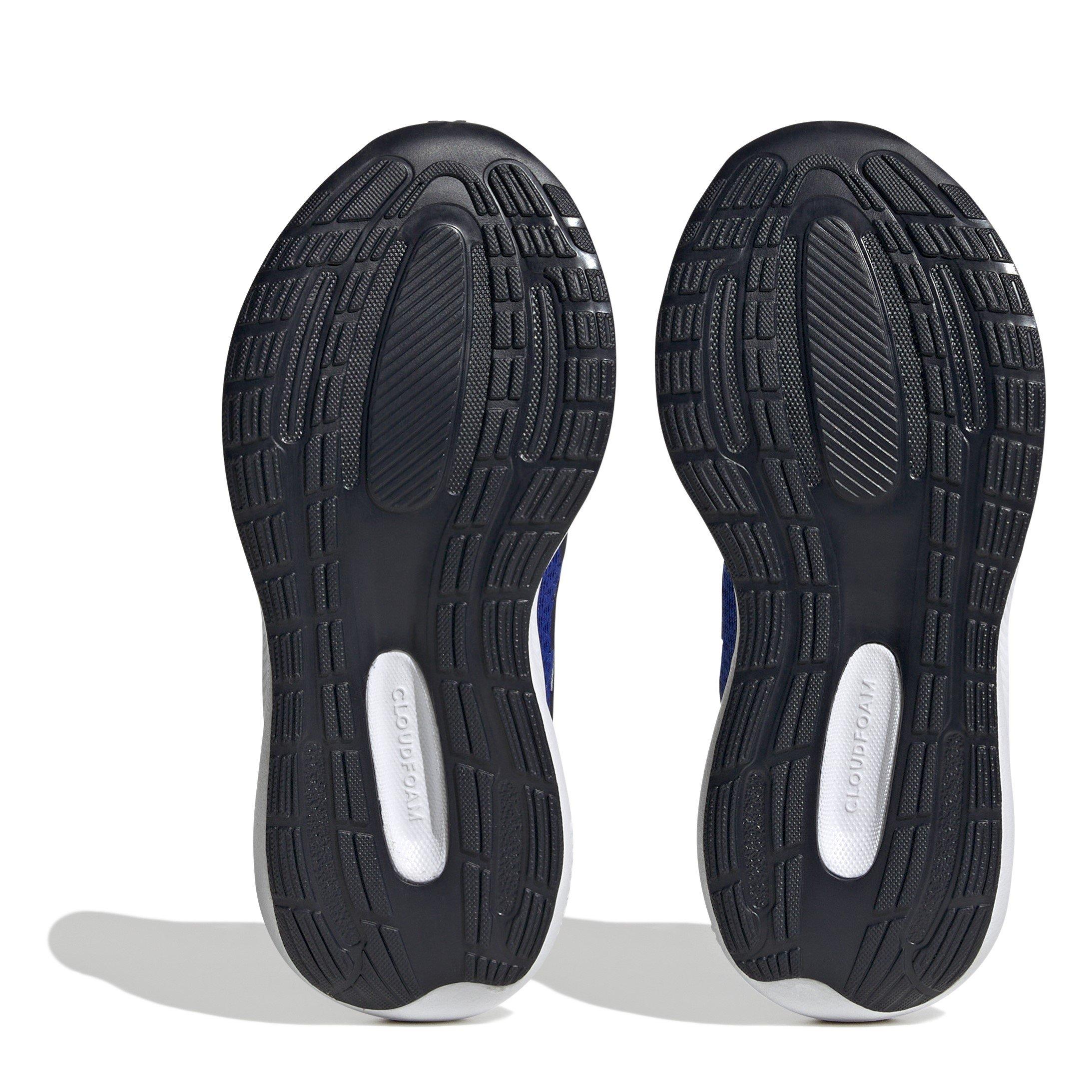 Blå/Blæk - adidas - Run Falcon 3 Childrens Boys Running Shoes - 6