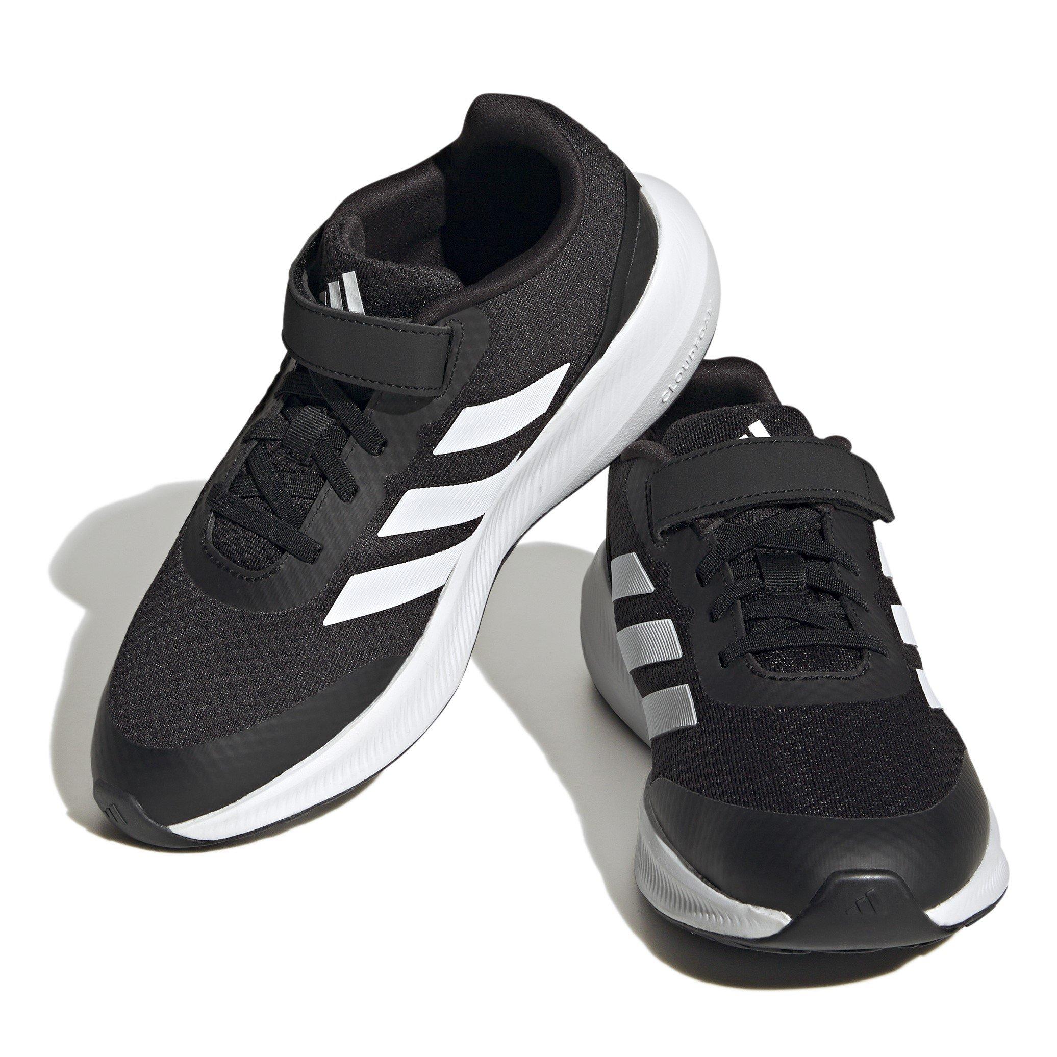 Noir/Blanc - adidas - Run Falcon 3 Childrens Boys Running Shoes - 3