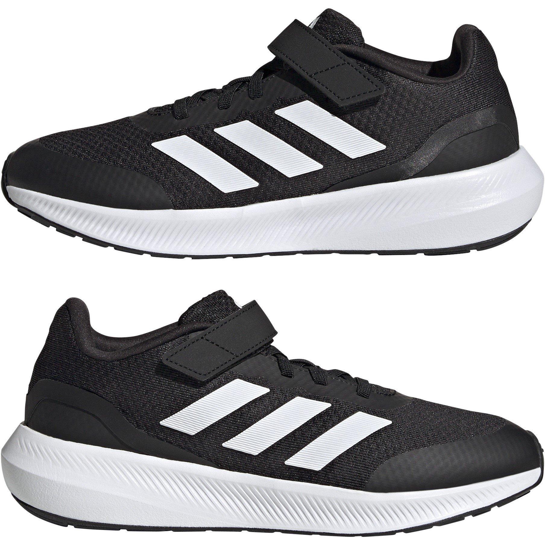 Noir/Blanc - adidas - Run Falcon 3 Childrens Boys Running Shoes - 9