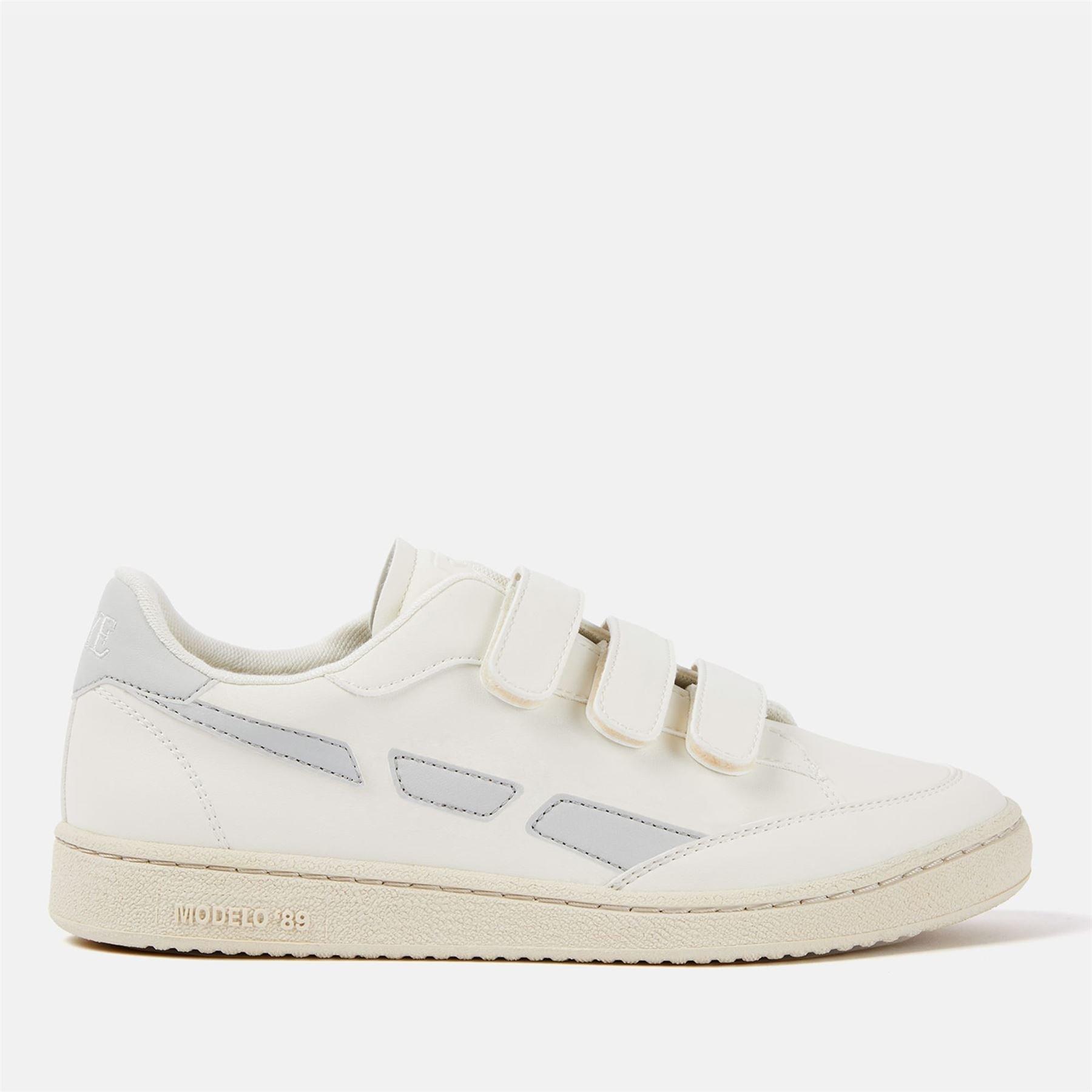 White - Saye - Modelo 89 Vegan Strap Trainers - 1