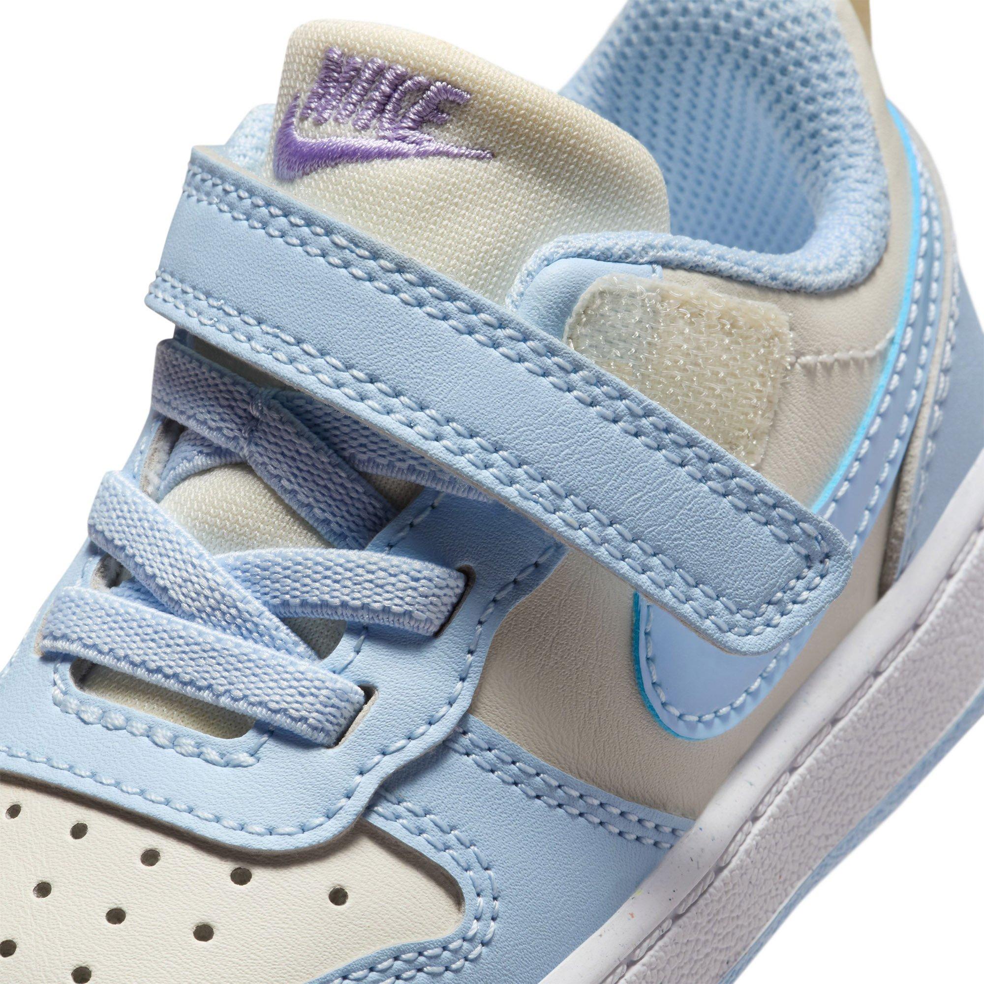 Pearl/Blue - Nike - Court Borough Recraft Infant Shoes - 7