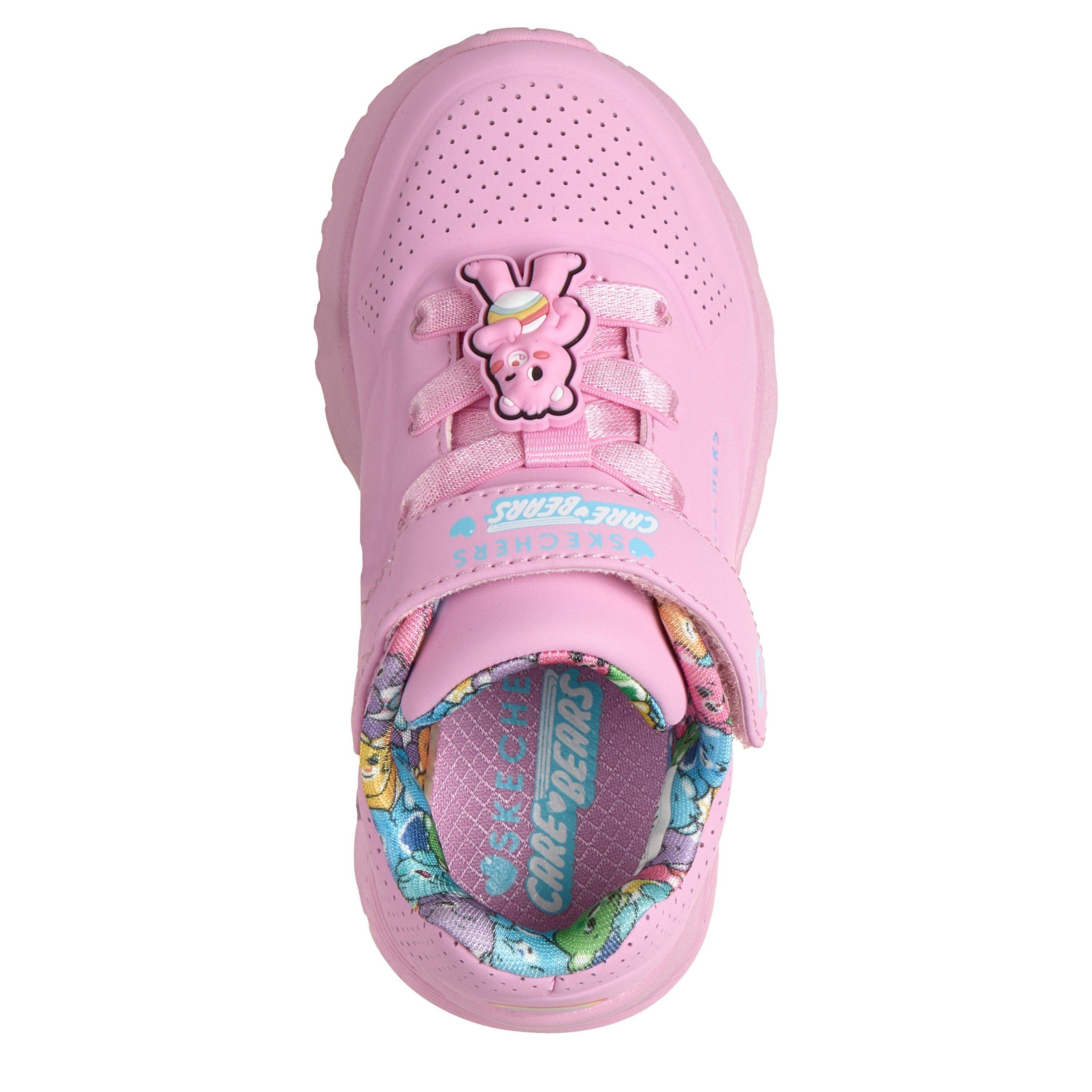 Pink/Multi - Skechers - Kids' Uno Lite Low-Top Trainers - 4