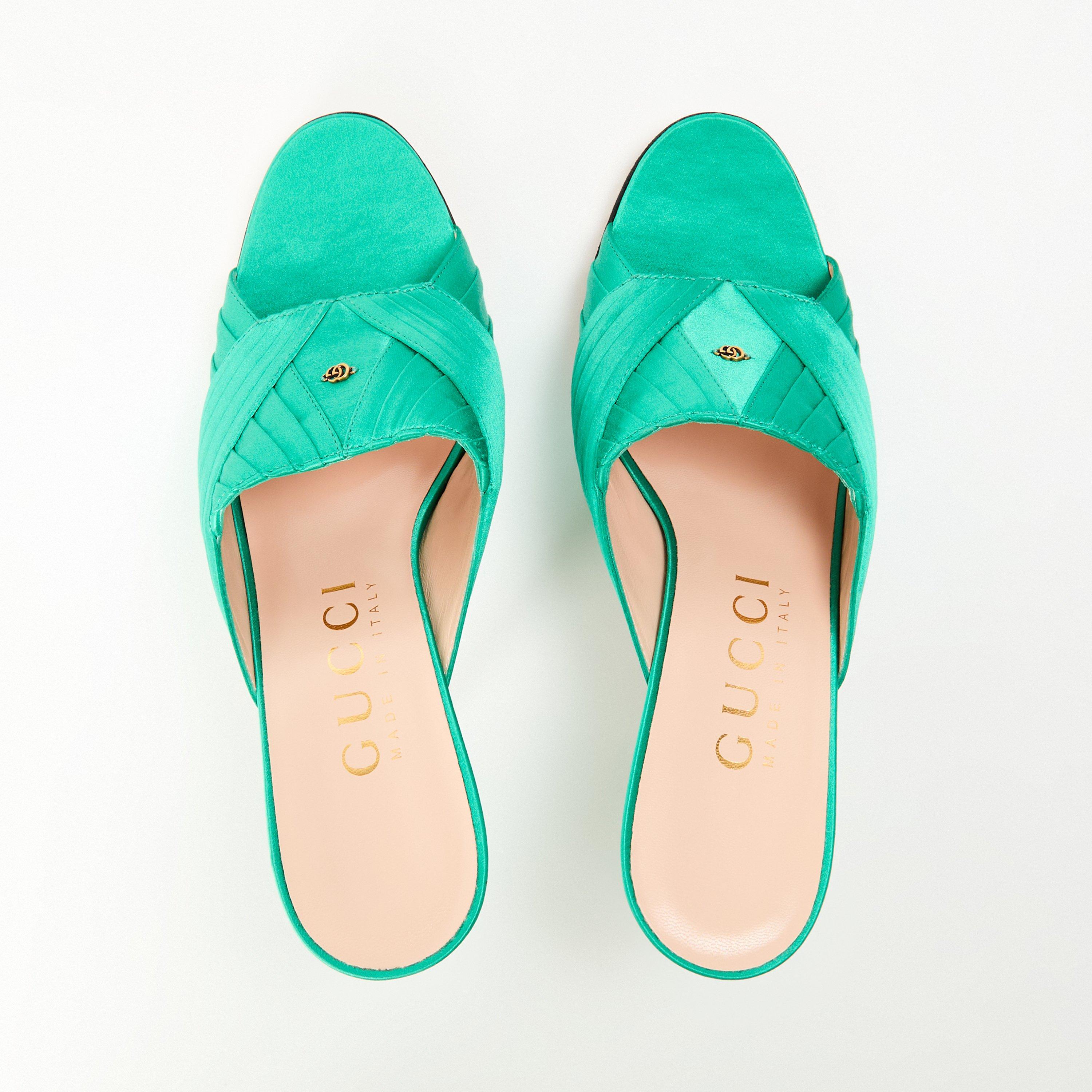 Jade - Gucci - Kids' Slide Heeled Sandals - 4