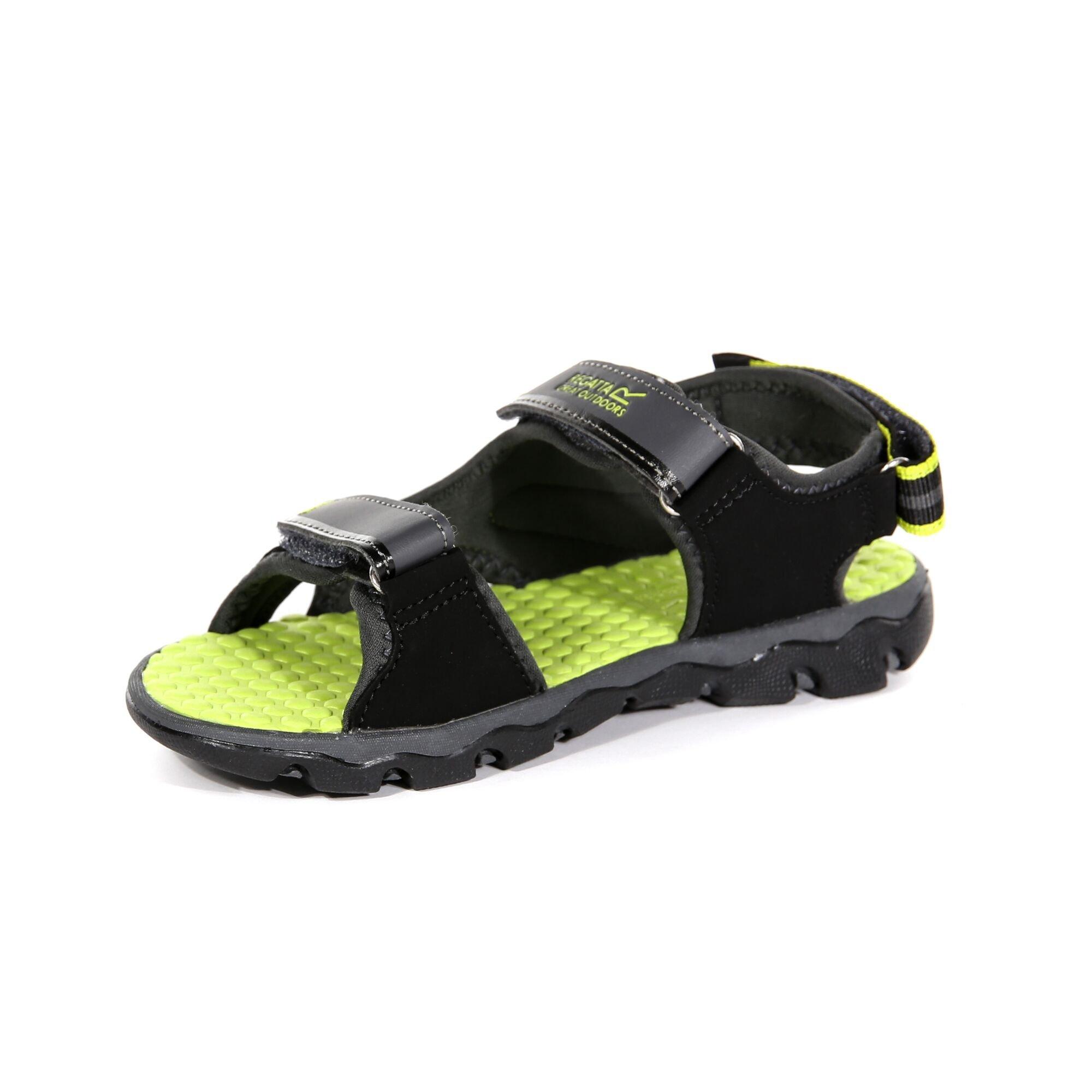 Briar/Limepu - Regatta - Kids Kota Drift Lightweight Walking Sandals - 3