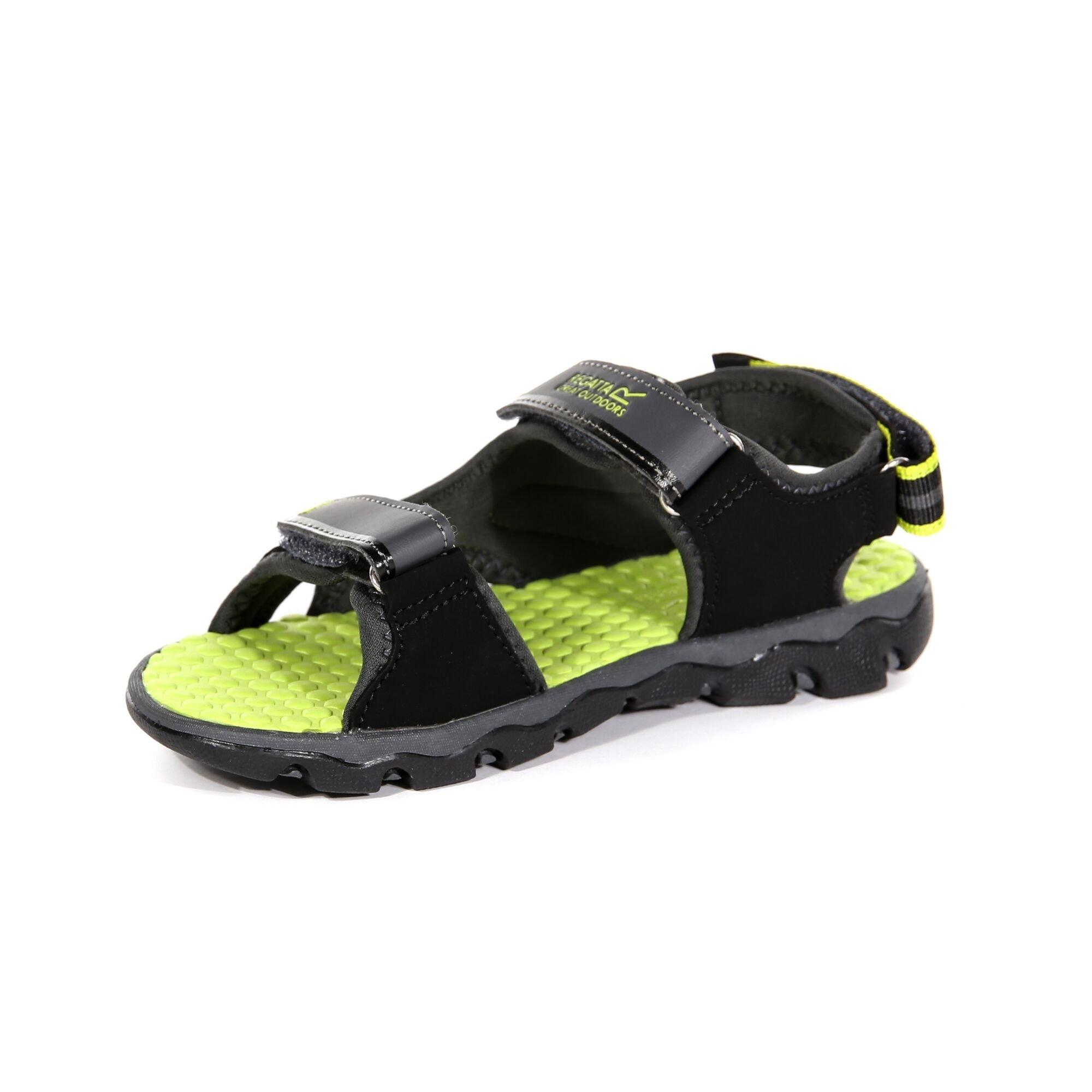 Briar/Limepu - Regatta - Kids Kota Drift Lightweight Walking Sandals - 6