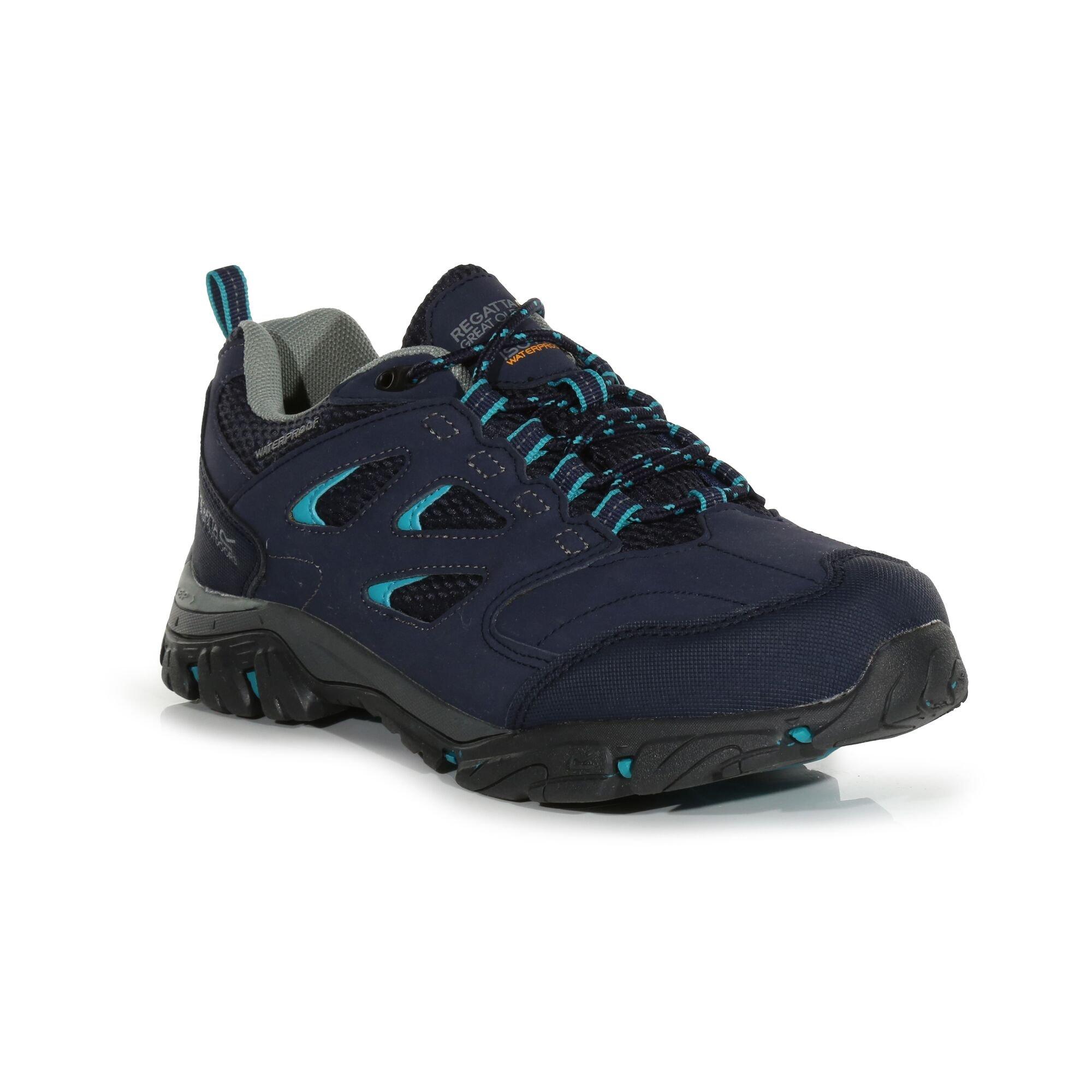 Navy/Atlanti - Regatta - Lady Holcombe IEP Low Waterproof & Breathable Walk - 2
