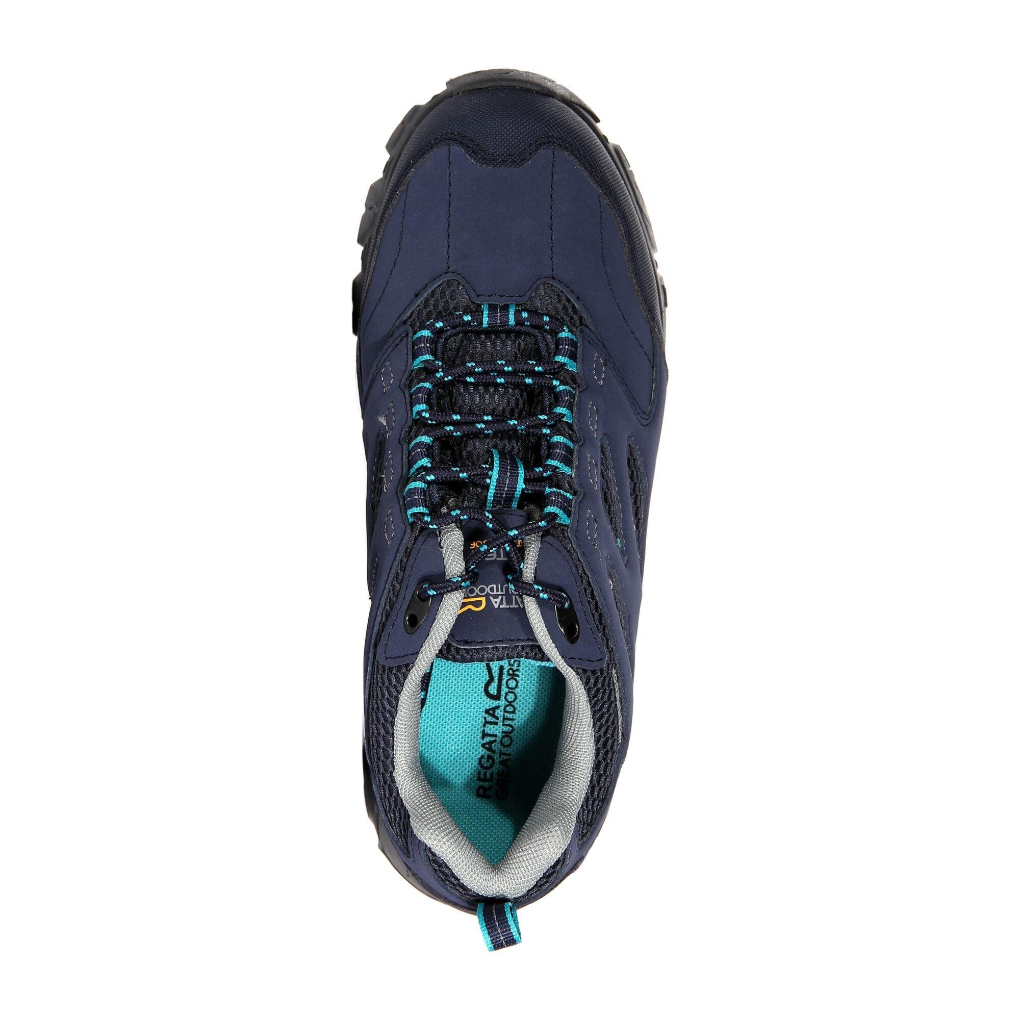 Navy/Atlanti - Regatta - Lady Holcombe IEP Low Waterproof & Breathable Walk - 11