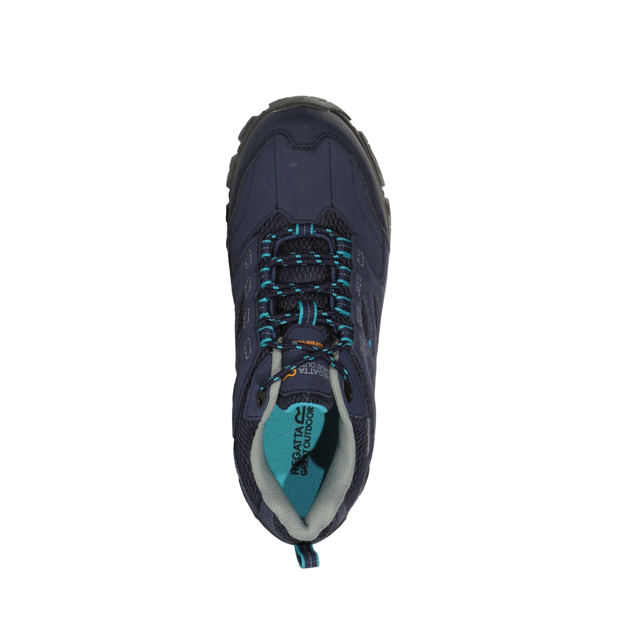 Navy/Atlanti - Regatta - Lady Holcombe IEP Low Waterproof & Breathable Walk - 6