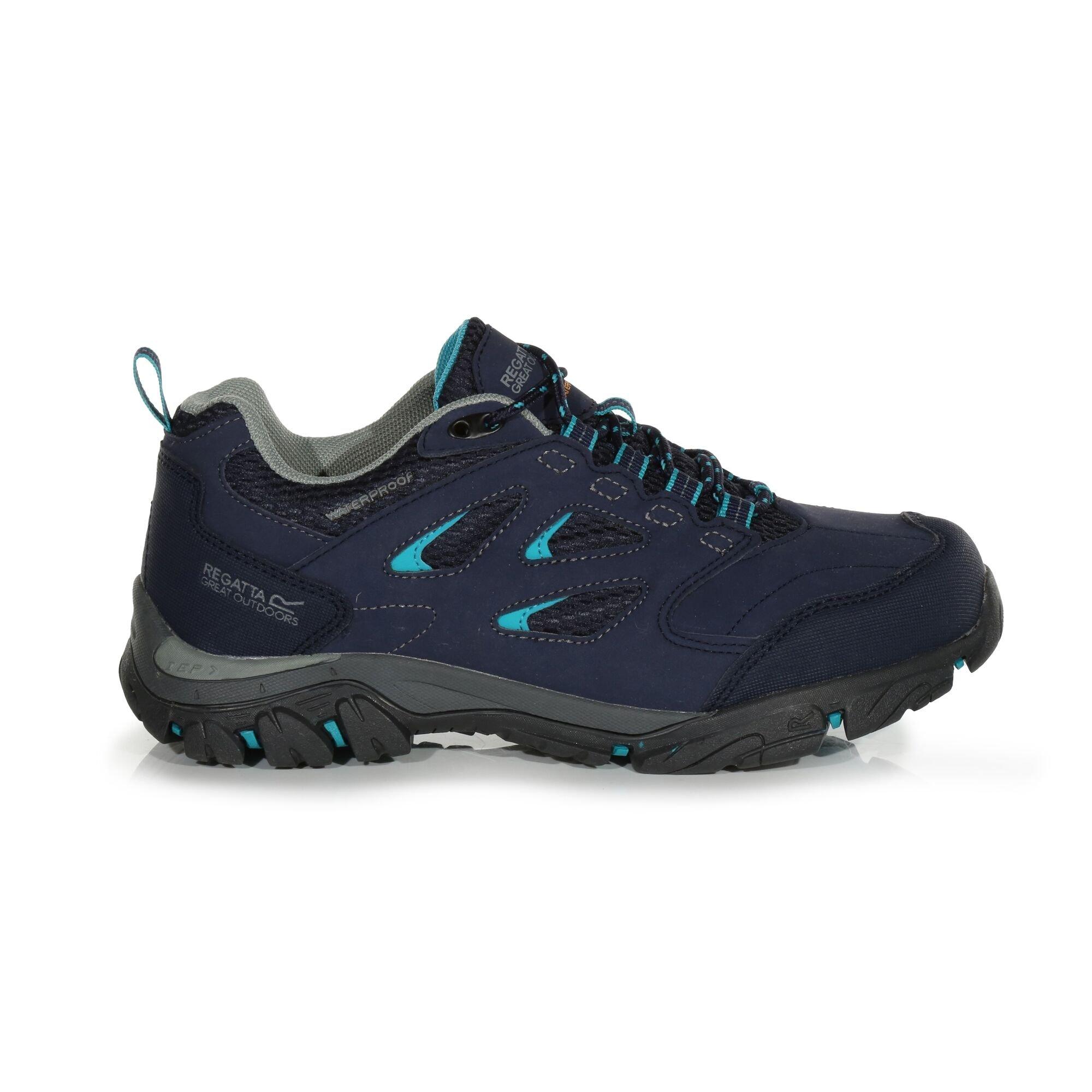 Navy/Atlanti - Regatta - Lady Holcombe IEP Low Waterproof & Breathable Walk - 7