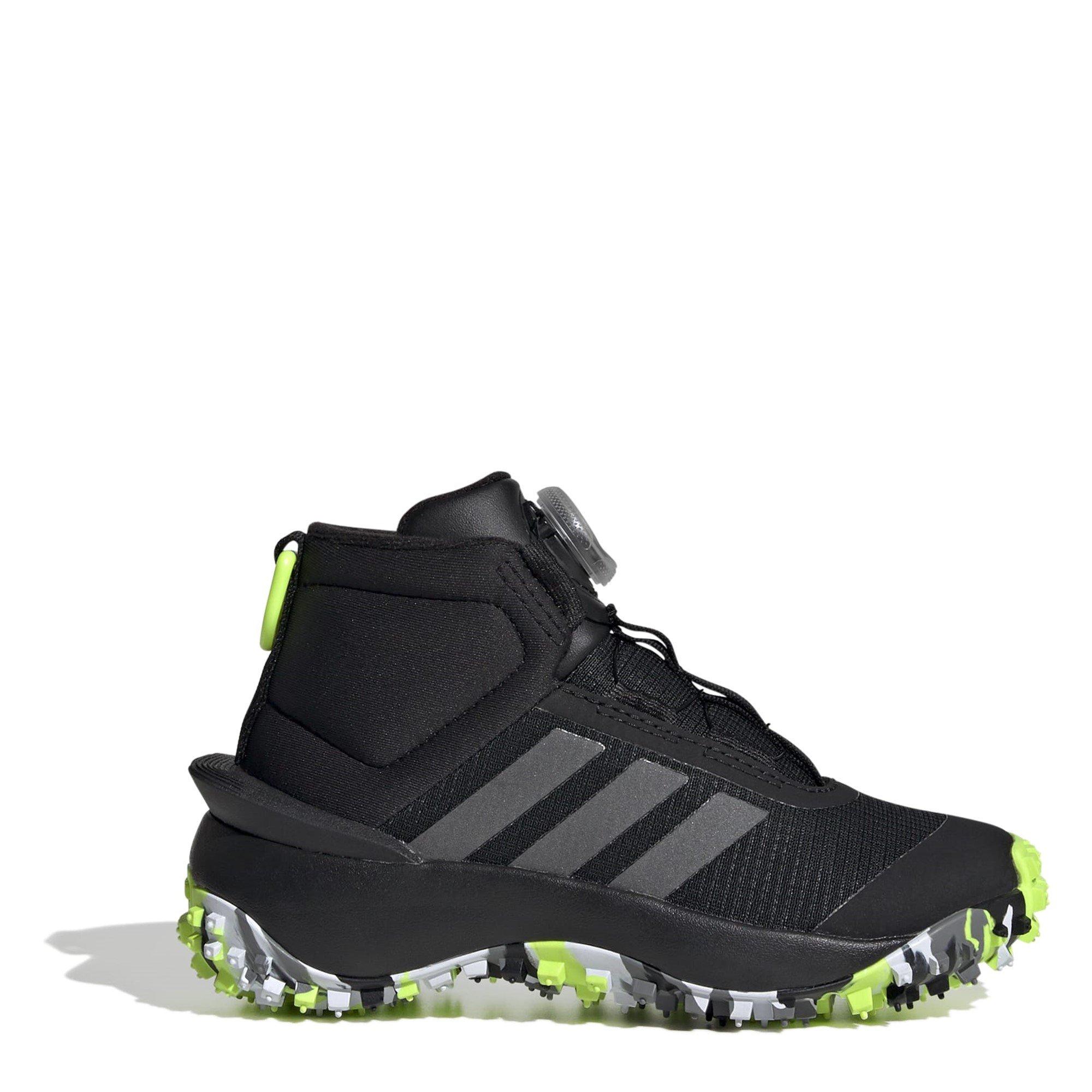CBLACK/IRONMT/L - adidas - Kids' FORTATRAIL Low-Top Trainers - 1