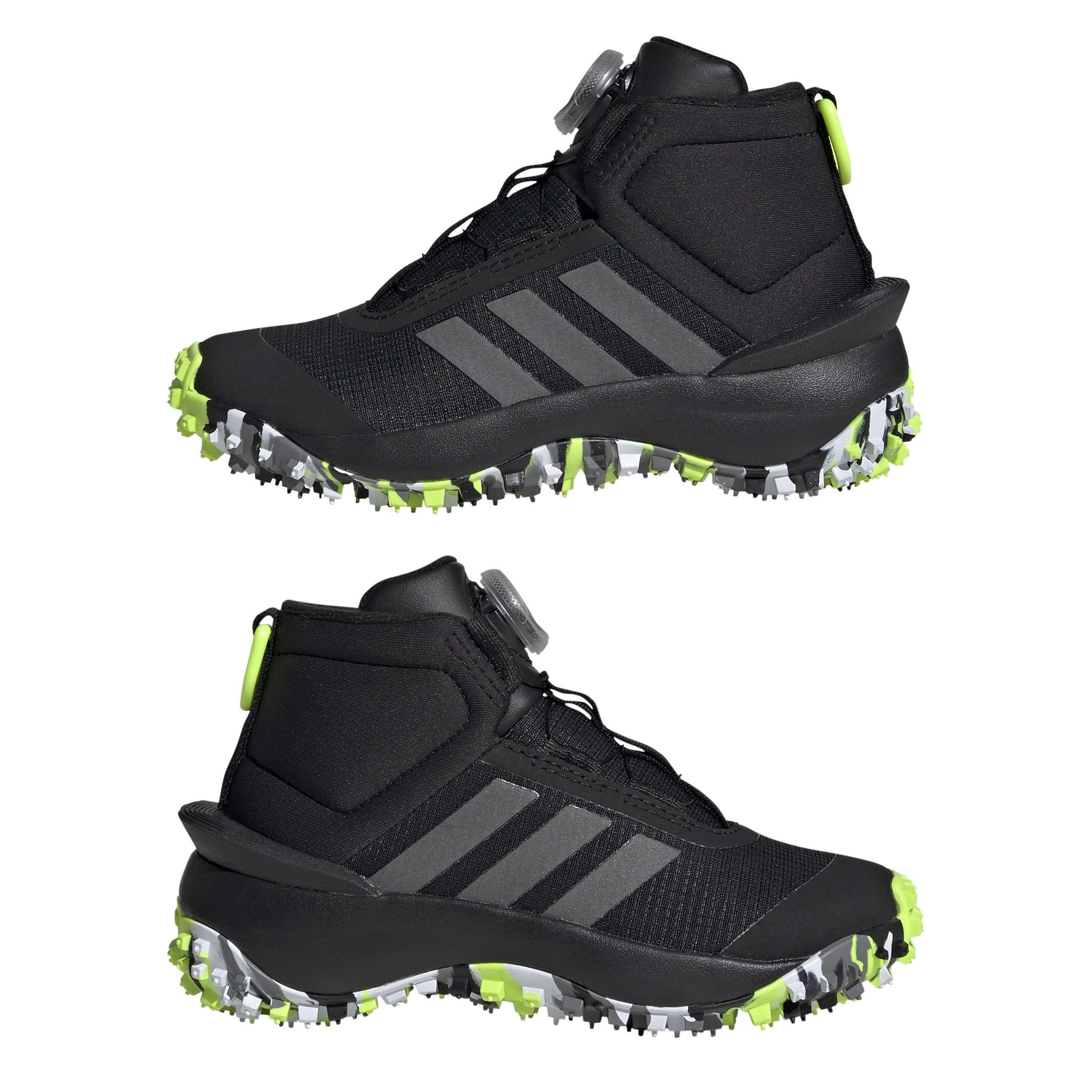 CBLACK/IRONMT/L - adidas - Kids' FORTATRAIL Low-Top Trainers - 9