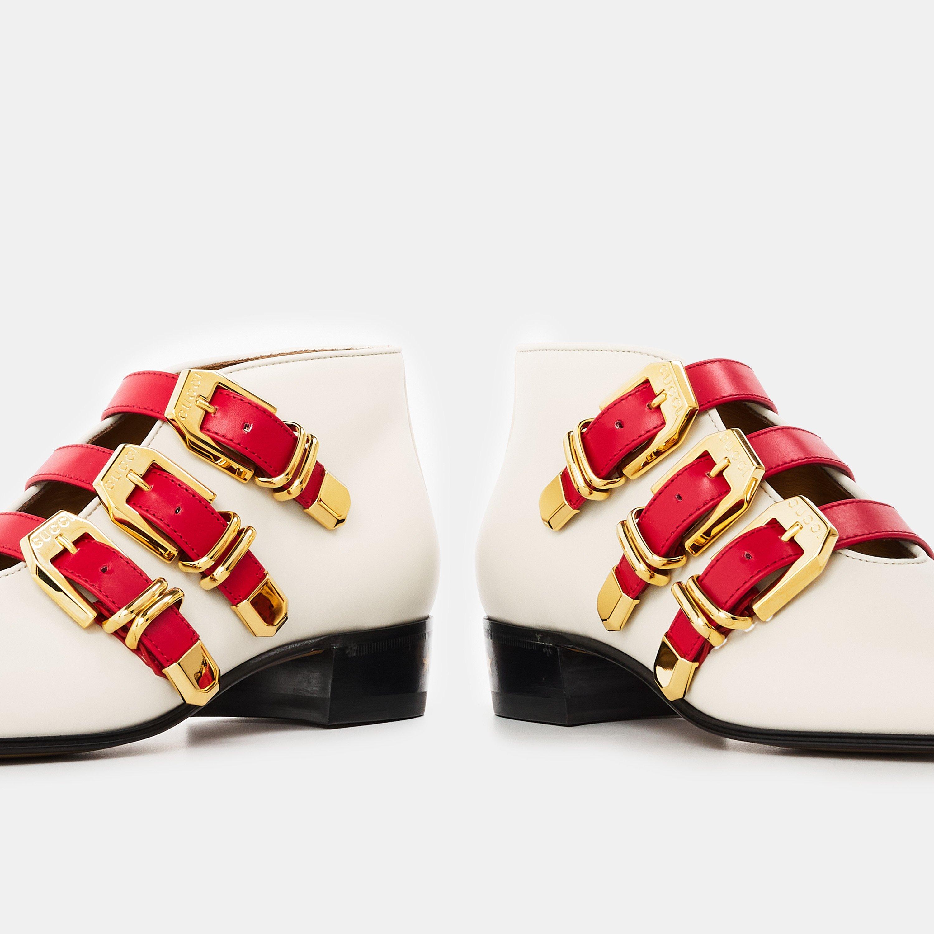 BlkIvGldB/Blk/G - Gucci - Kids' Heeled Ankle Boots - 3